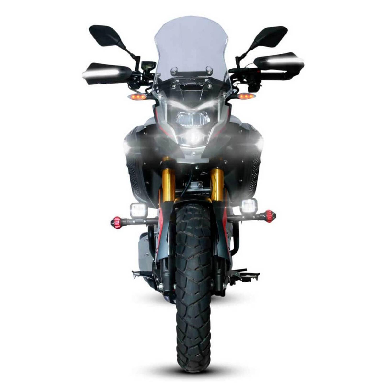 Motocicleta Vento Alpina 300 Negra Roja 2024 