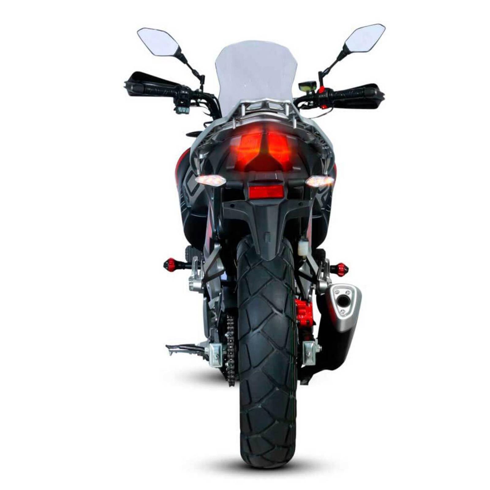 Motocicleta Vento Alpina 300 Negra Roja 2024 