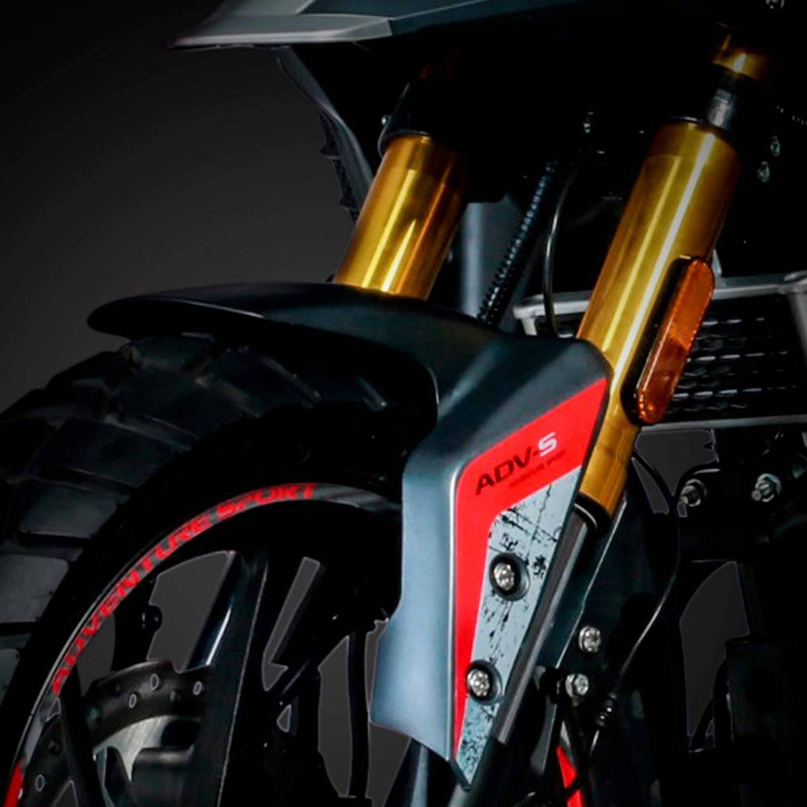 Motocicleta Vento Alpina 300 Negra Roja 2024 