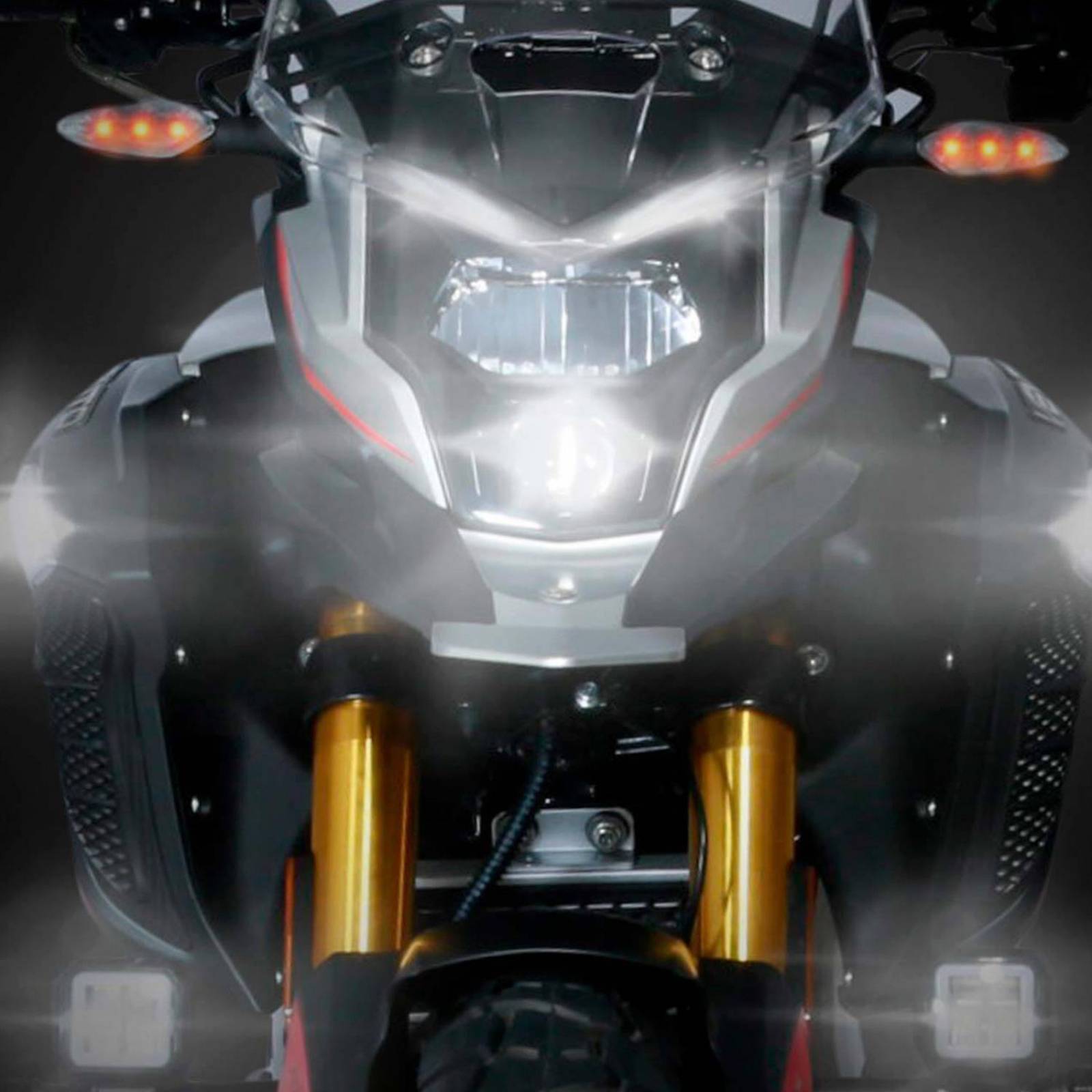 Motocicleta Vento Alpina 300 Negra Roja 2024 