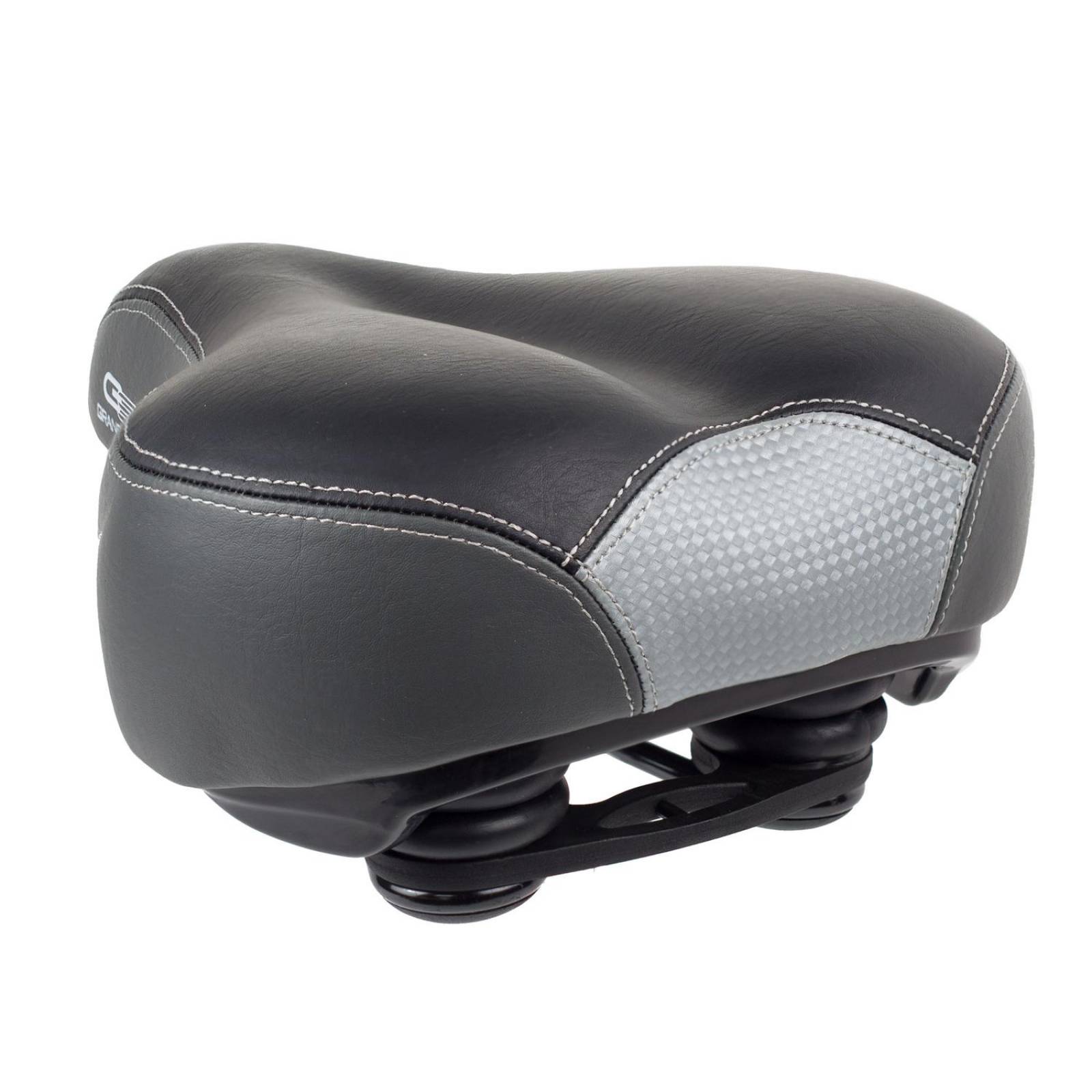 Asiento para bicicleta con resortes negro URBANO GRAND STAR 