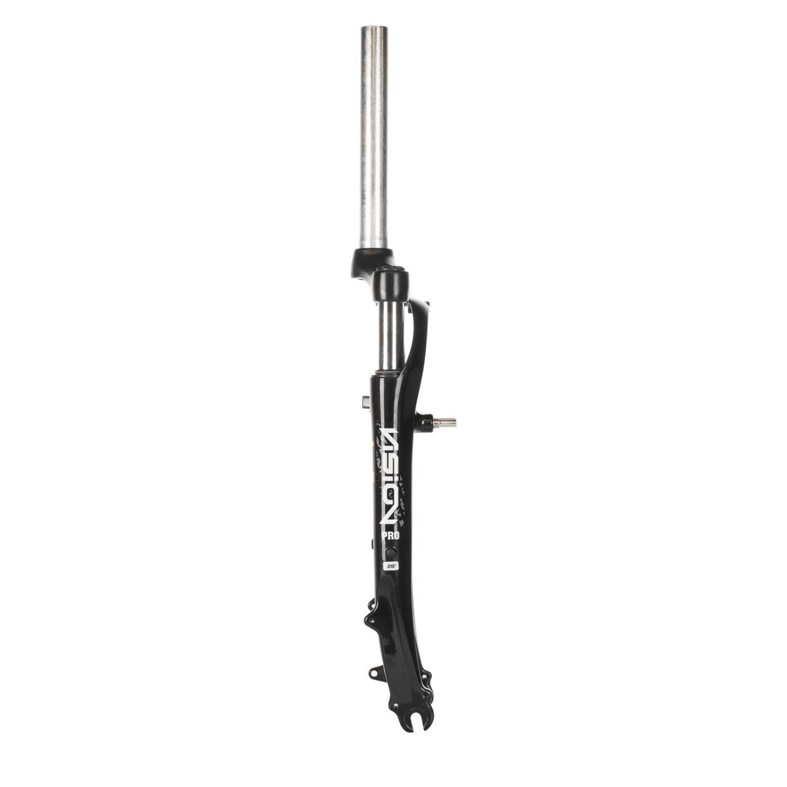 Tijera de bici 700 alum negro suspension rec 45mm V-brake/freno disco IS 141 28.6x25.4x220 Vision 
