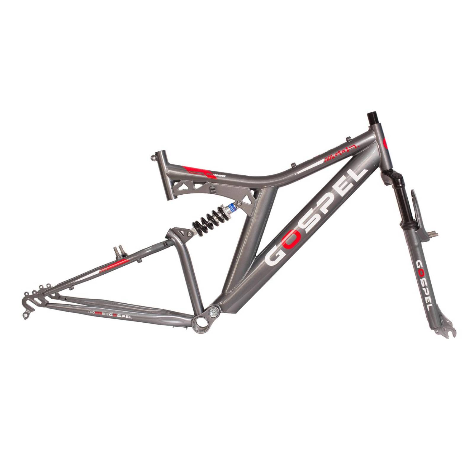 Cuadro para bicicleta R26 suspension gris Gillespie Gospel 