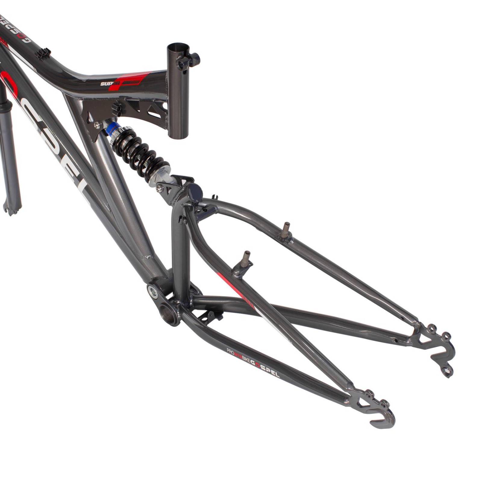 Cuadro para bicicleta R26 suspension gris Gillespie Gospel 