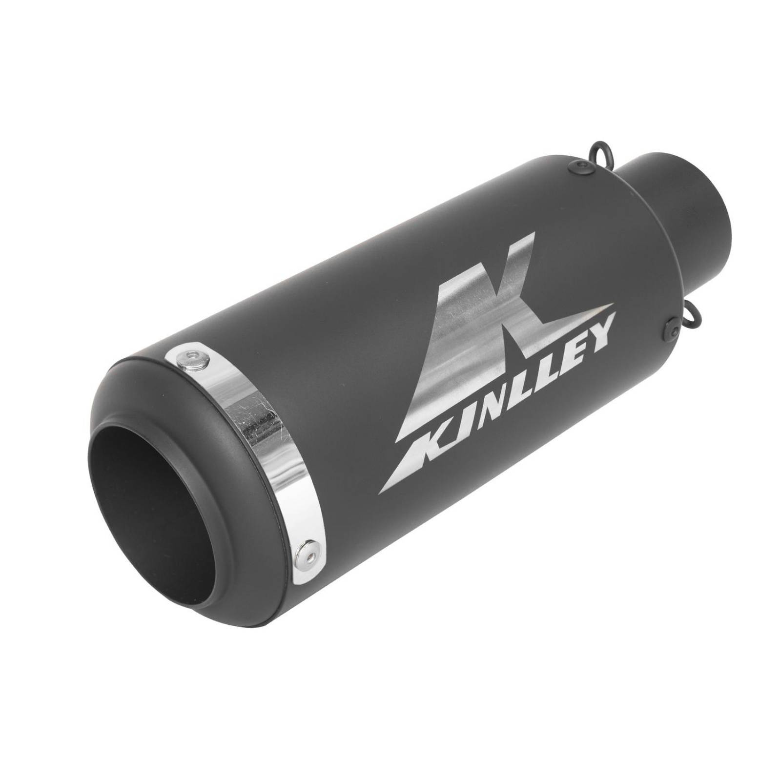 Escape para moto negro mate 38/51mm Universal Kinlley 