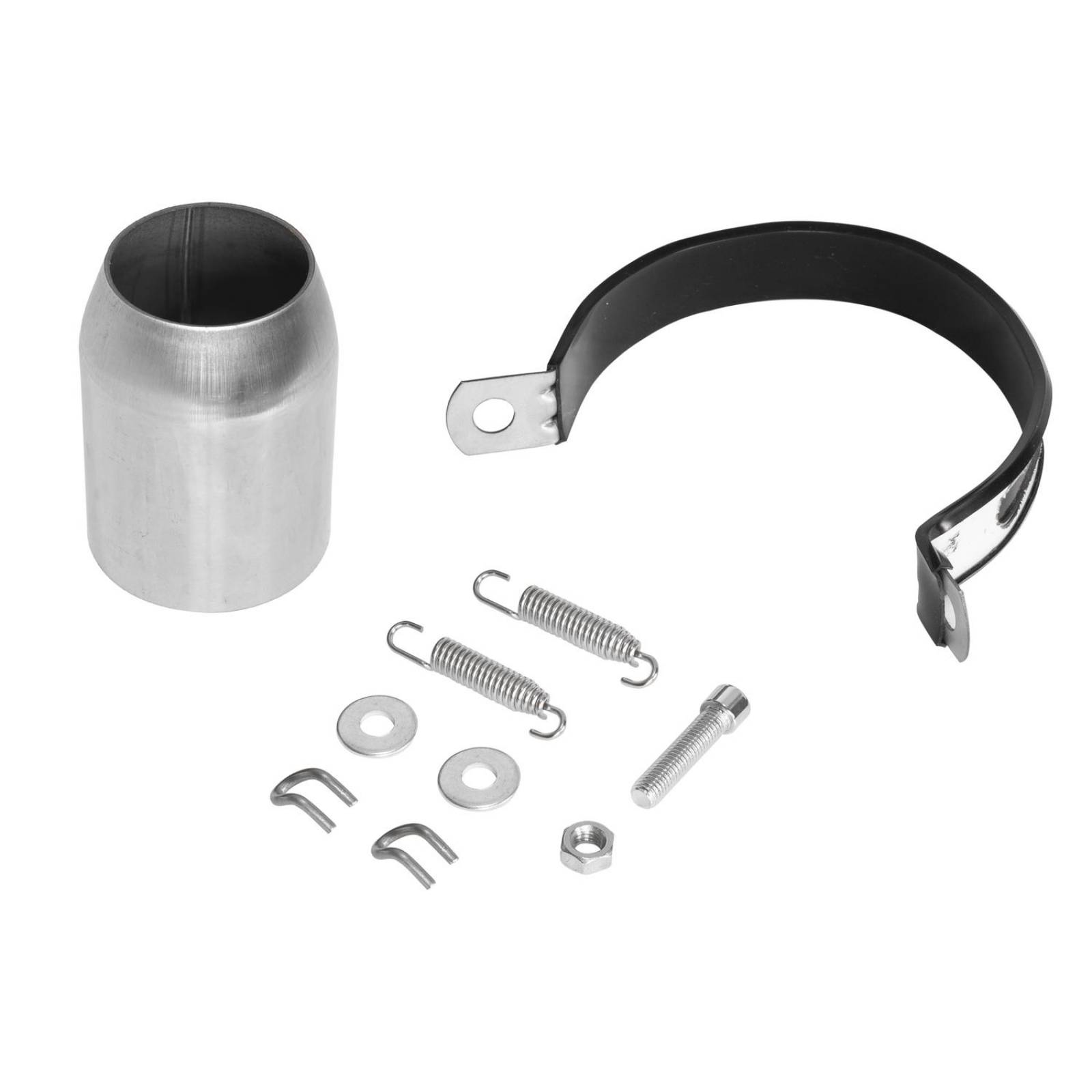 Escape para moto negro mate 38/51mm Universal Kinlley 