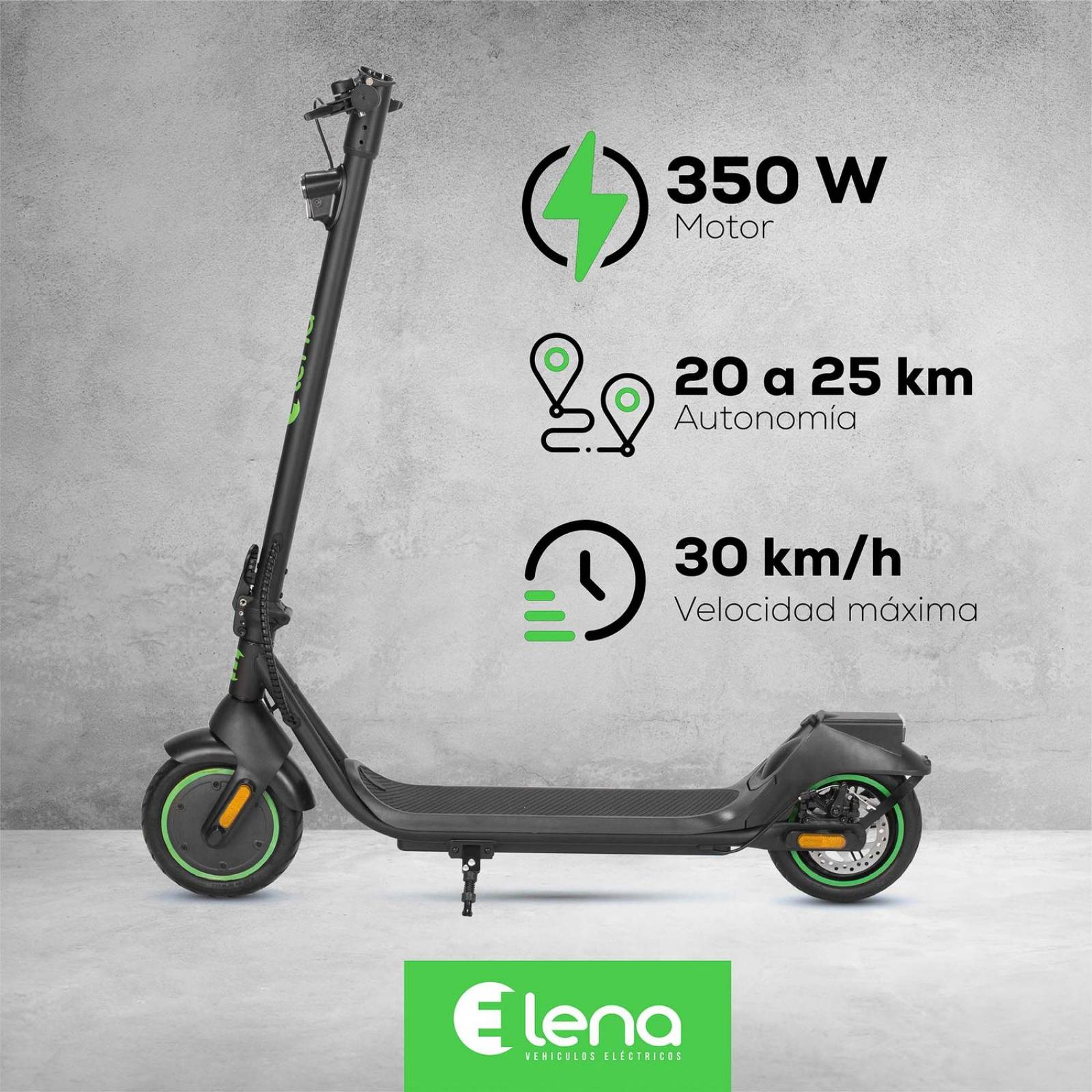 Scooter electrico R8.5 350W 7.8AH Bateria 7.8Ahm E-brake 