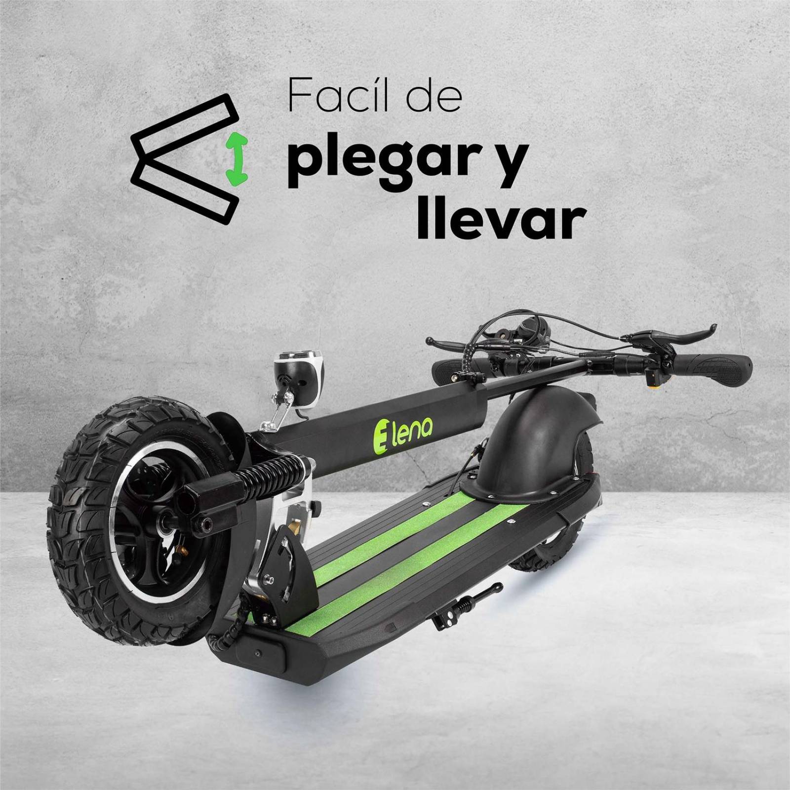 Scooter electrico R10 500W 14.5AH con suspension IPX4 