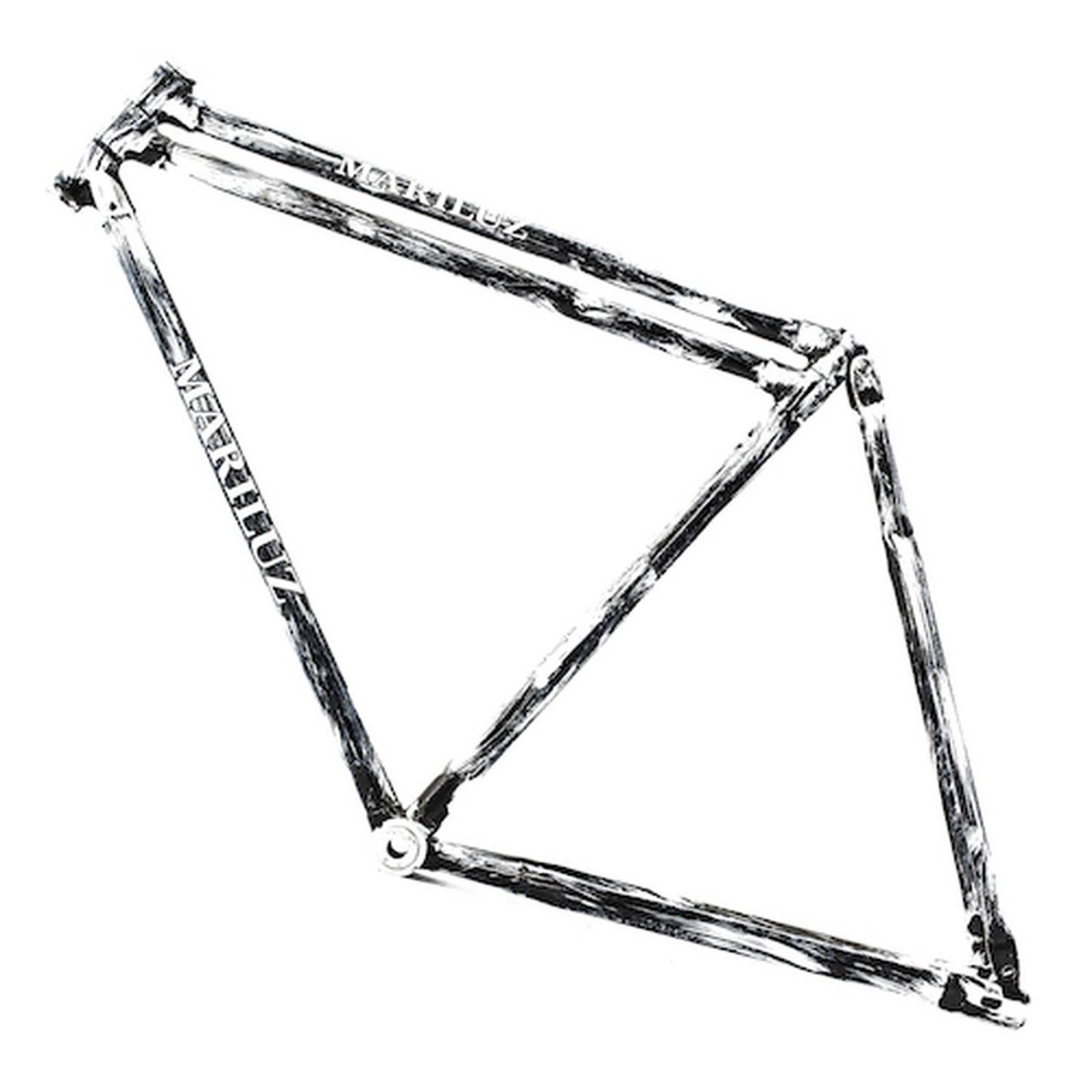 Cuadro para bicicleta R28 salpicado negro std Ingles Mariluz 