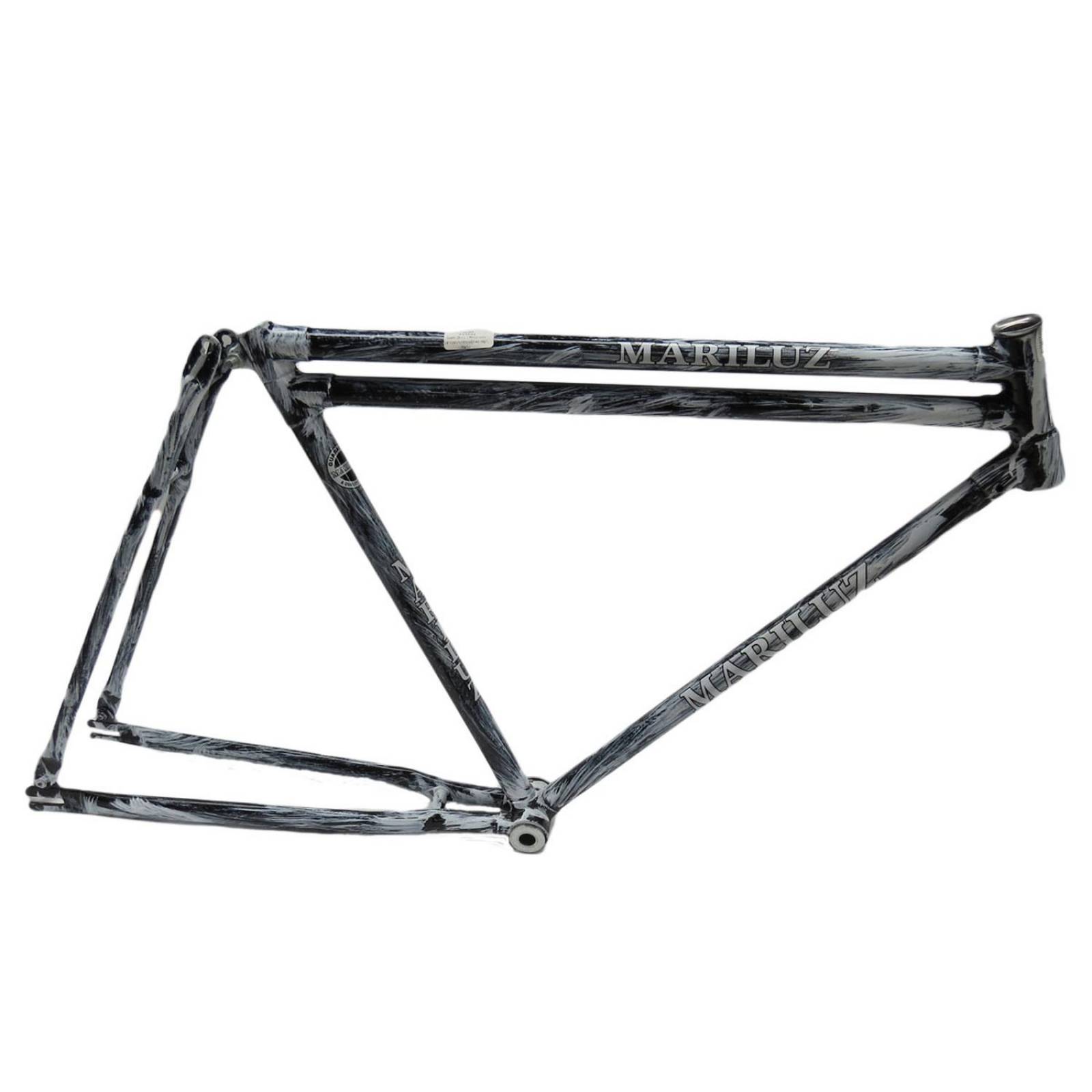 Cuadro para bicicleta R28 salpicado negro std Ingles Mariluz 