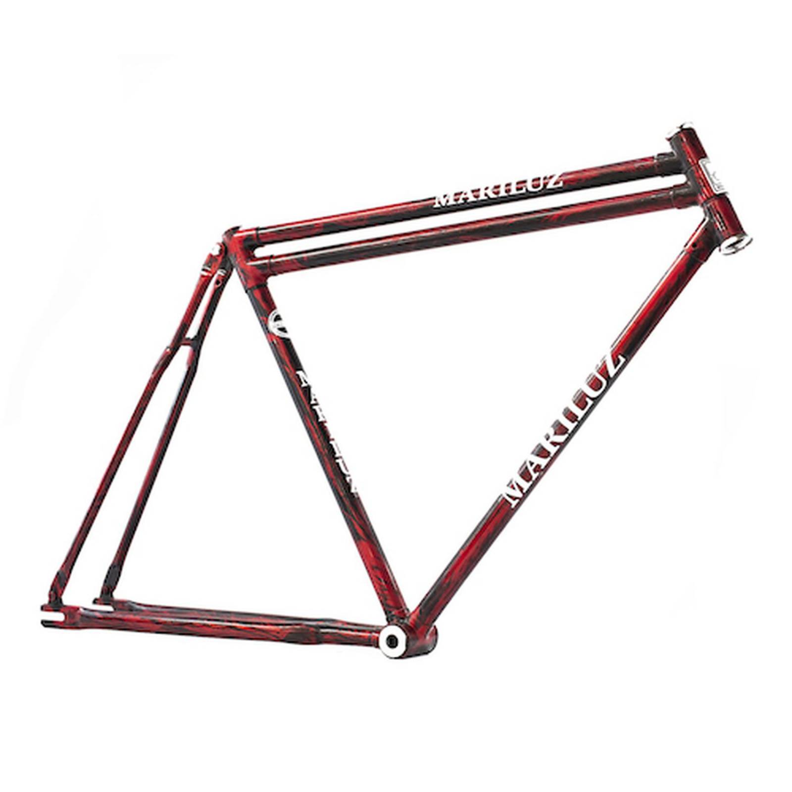 Cuadro para bicicleta R28 salpicado rojo std Ingles Mariluz 