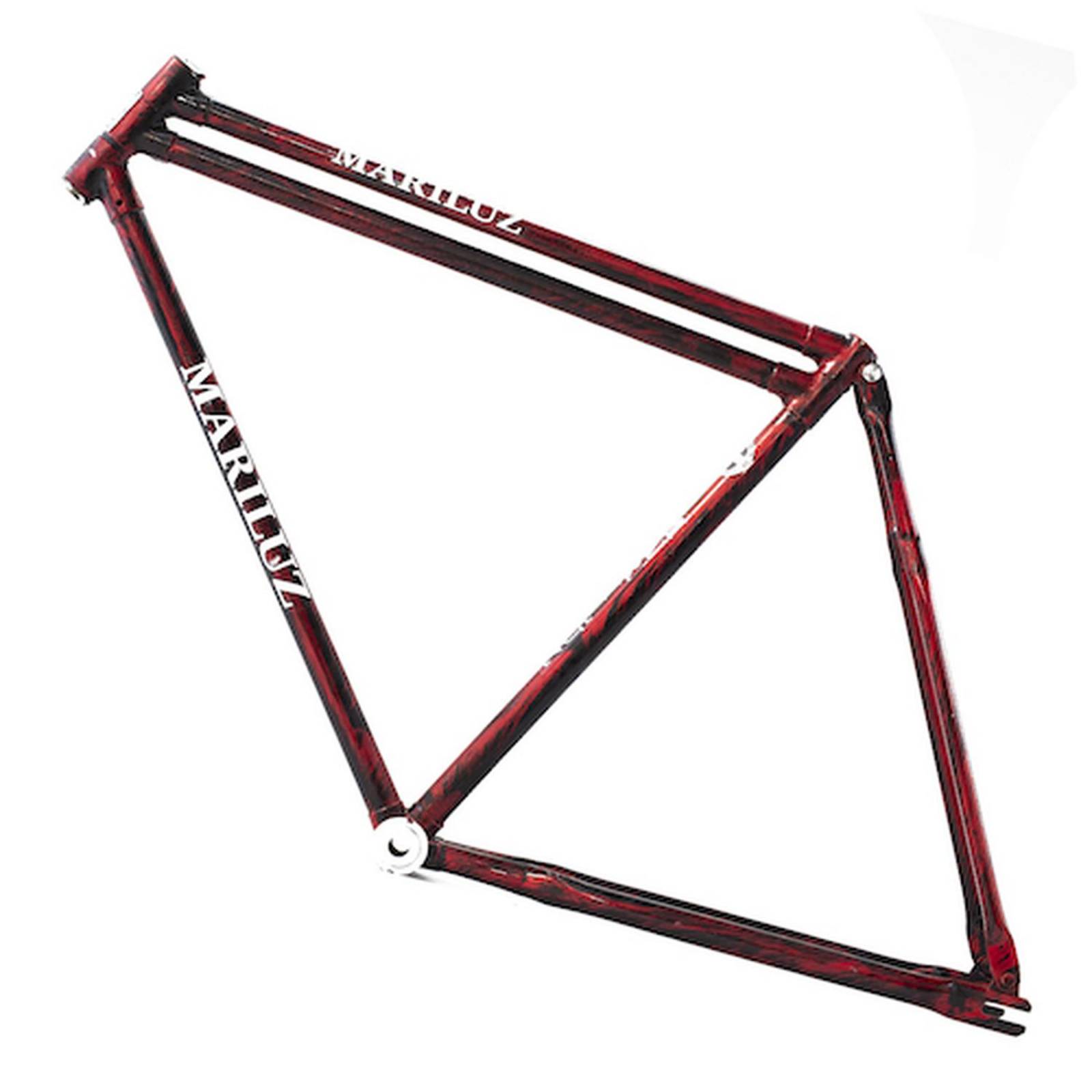 Cuadro para bicicleta R28 salpicado rojo std Ingles Mariluz 