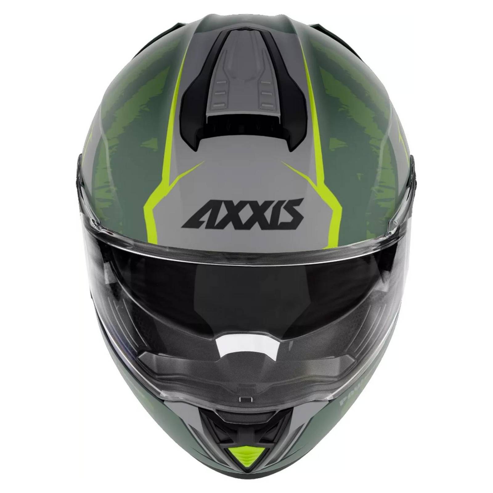 Casco para moto Verde Mate talla M Hawk Paw C6 Axxis 