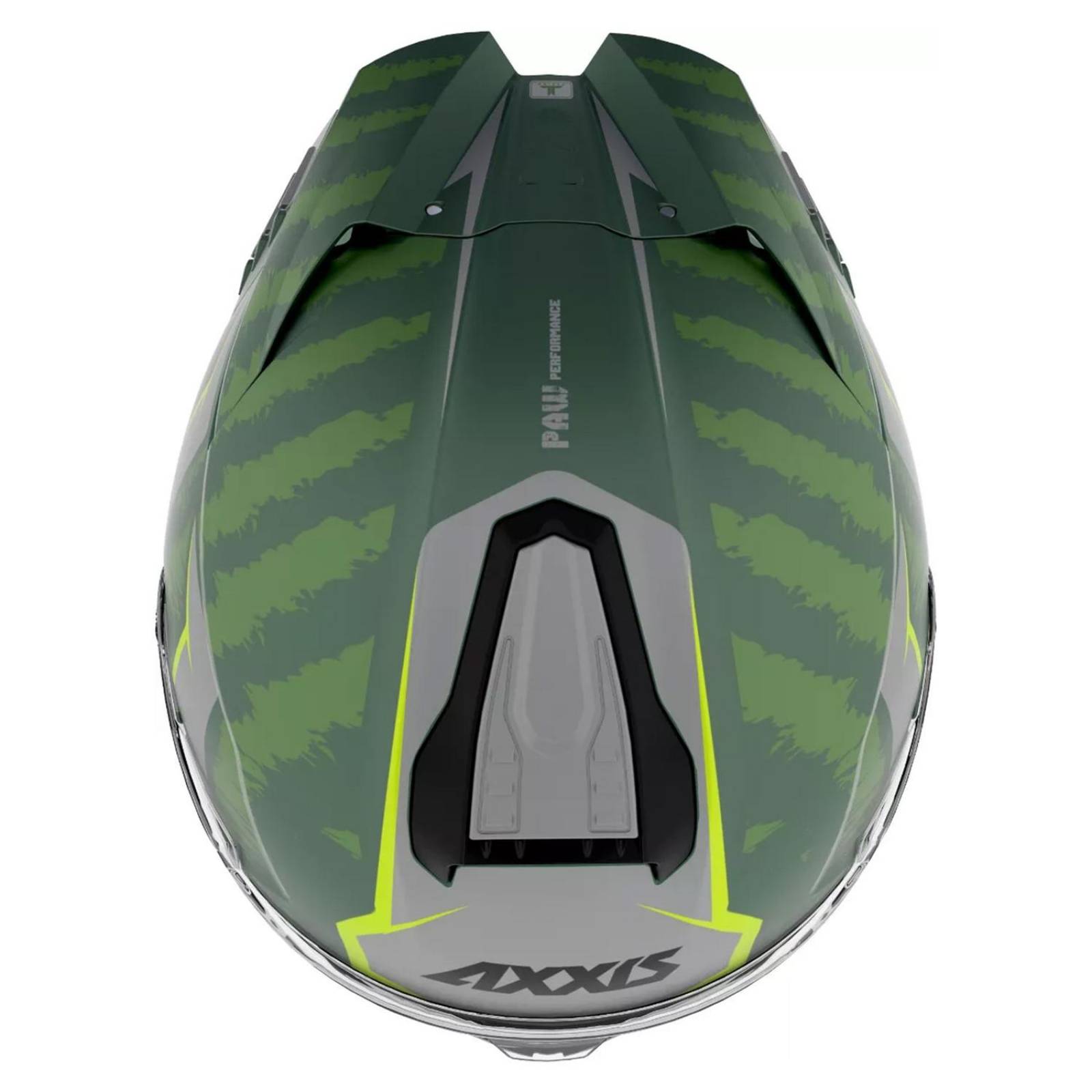 Casco para moto Verde Mate talla M Hawk Paw C6 Axxis 