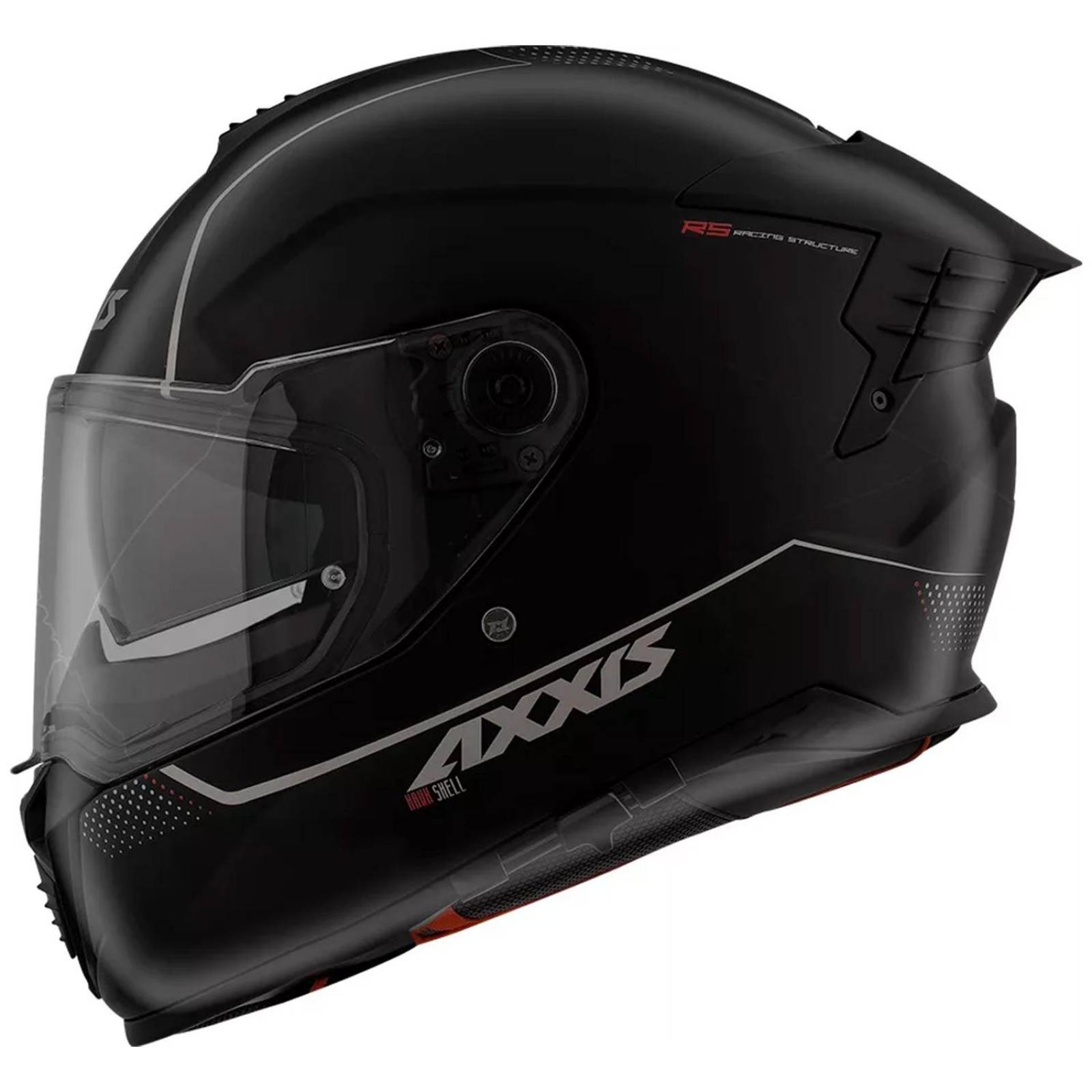 Casco Moto Talla M CASCO AXXIS DRAKEN A1 NEGRO MATE MR7 Cascos