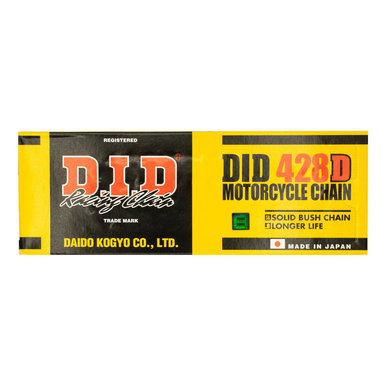 Cadena para moto 428D X 136L Buje Solido DID 