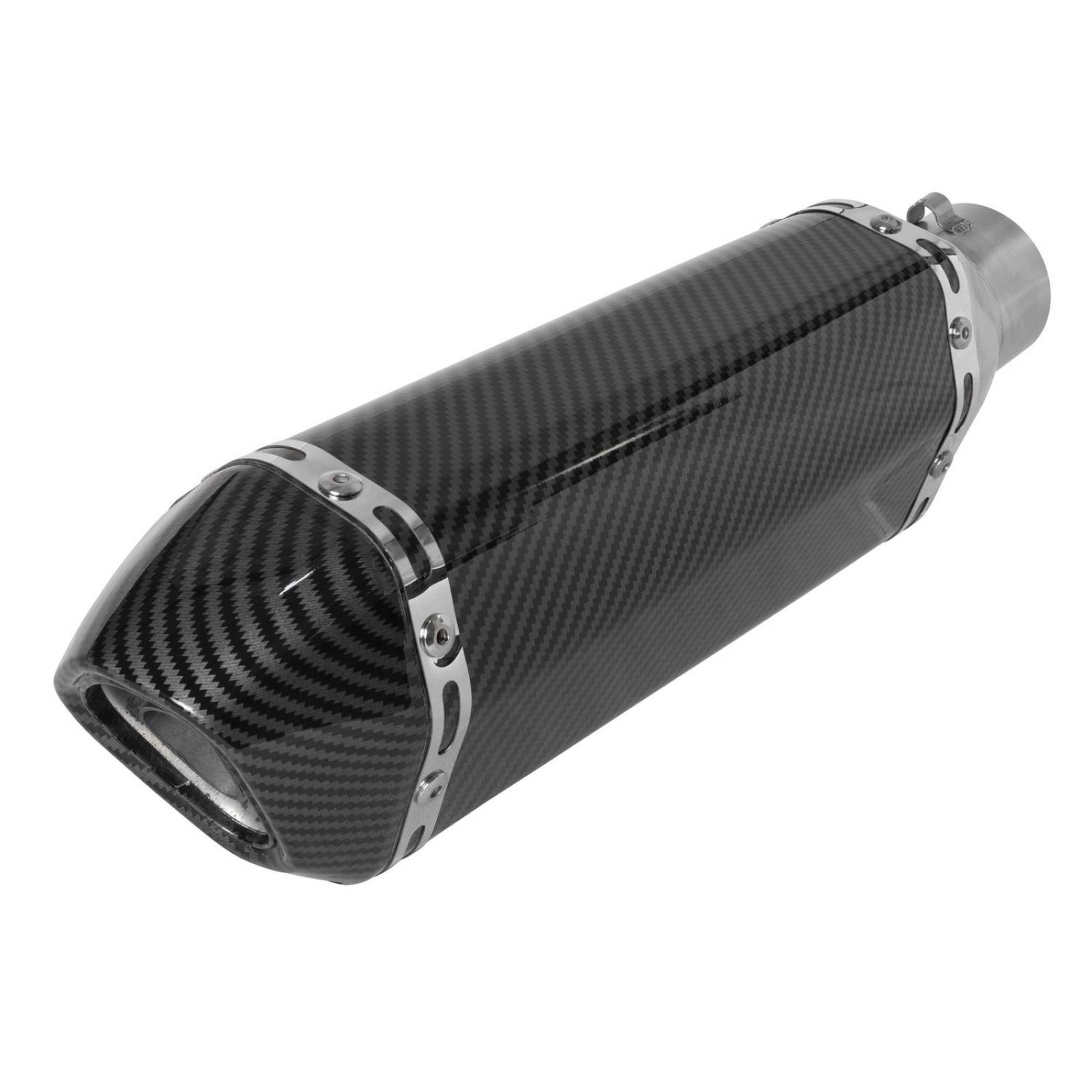 Escape para moto tipo fibra carbon 35/51mm Universal Kinlley