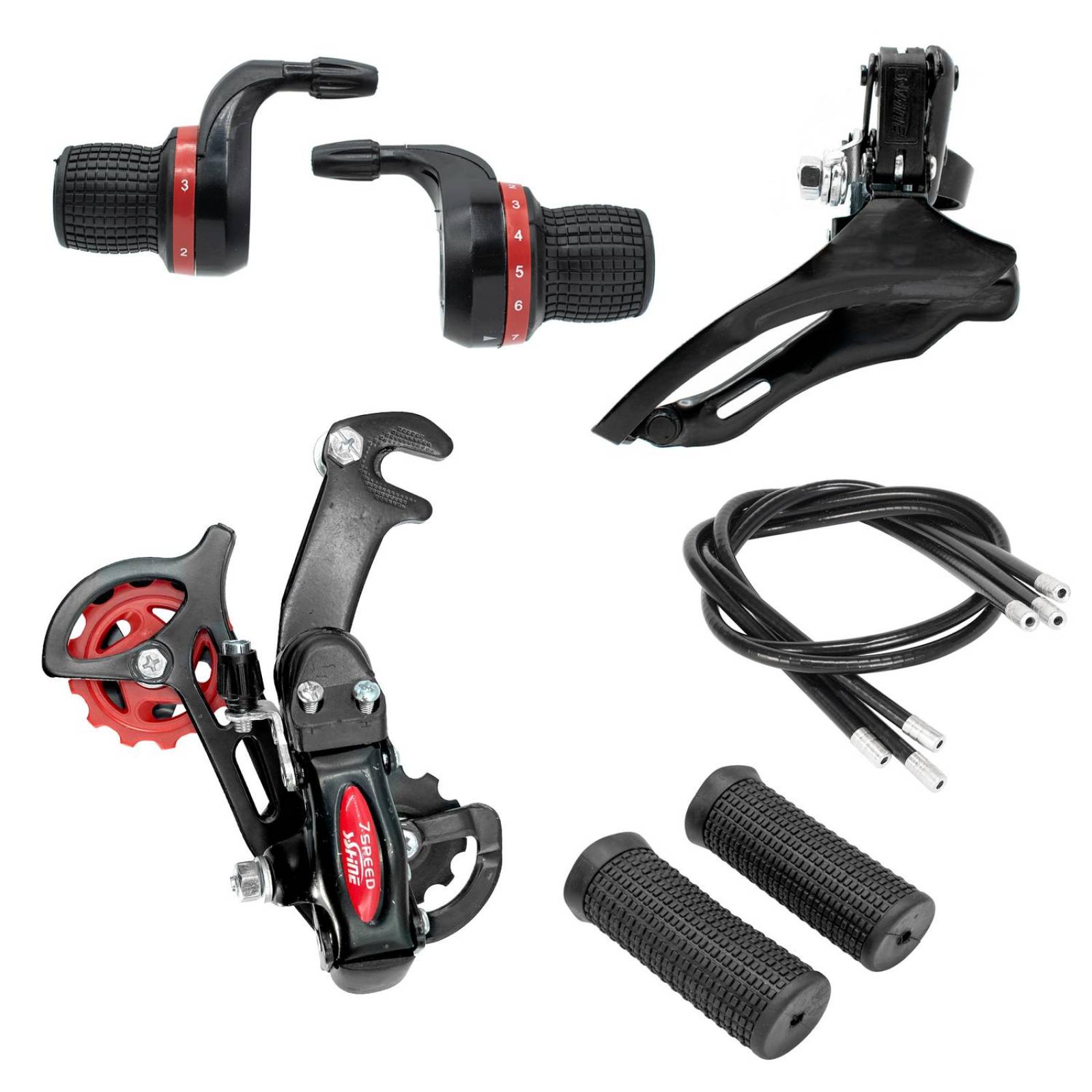 Kit componentes bicicleta 21-24v desviadores Cambios S Shine