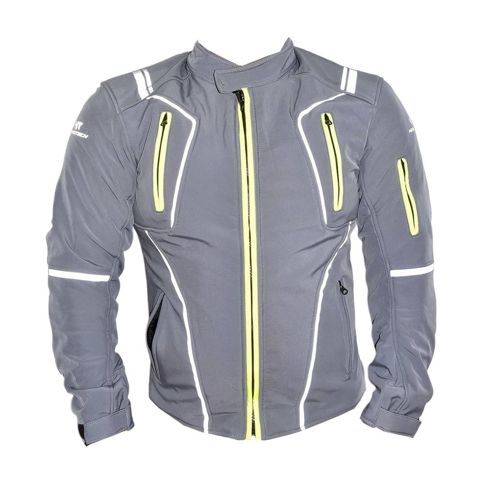 Chamarra moto con protecciones Talla M Softshell Hebotech 