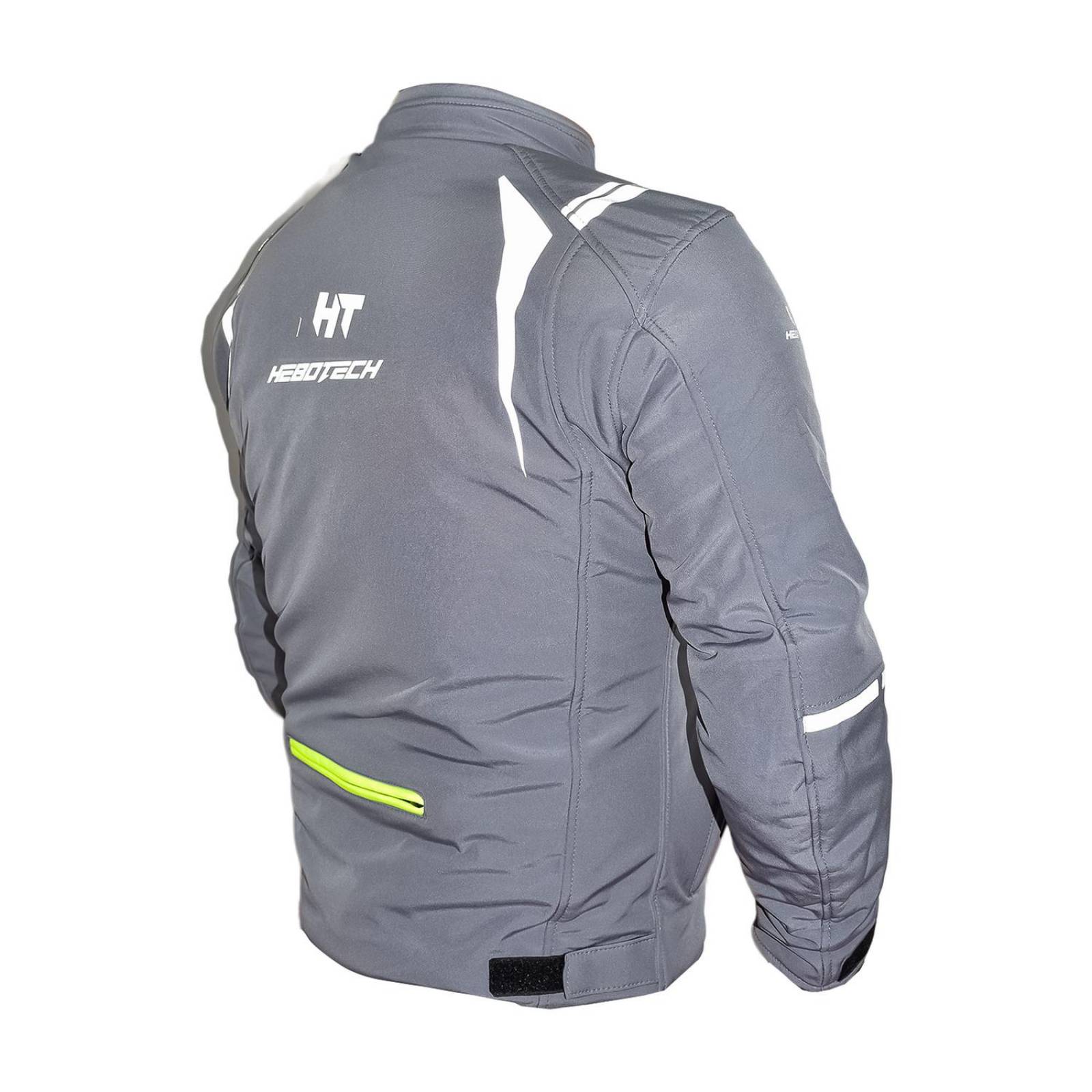 Chamarra moto con protecciones Talla M Softshell Hebotech 