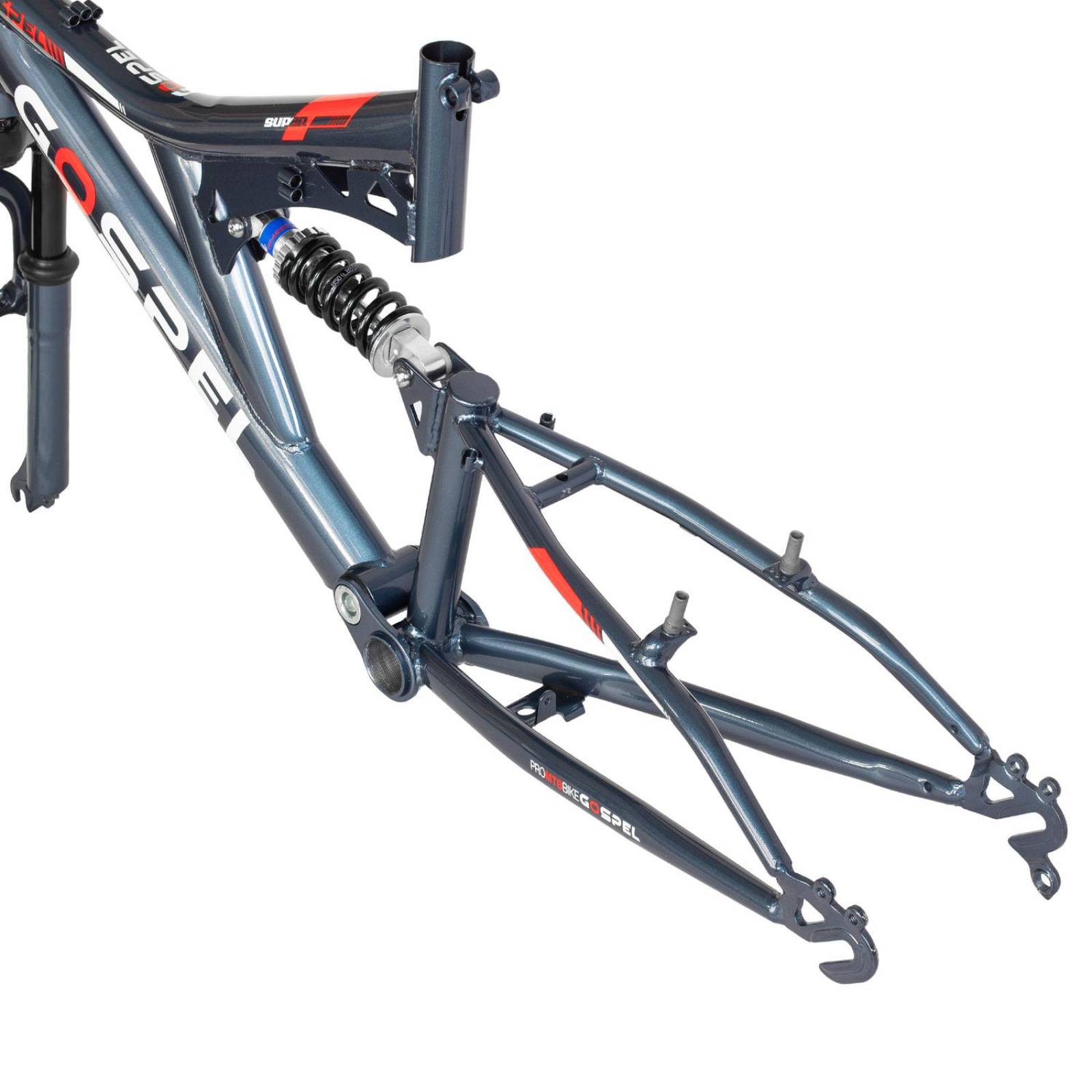 Cuadro para bicicleta R20 suspension azul Gillespie Gospel 