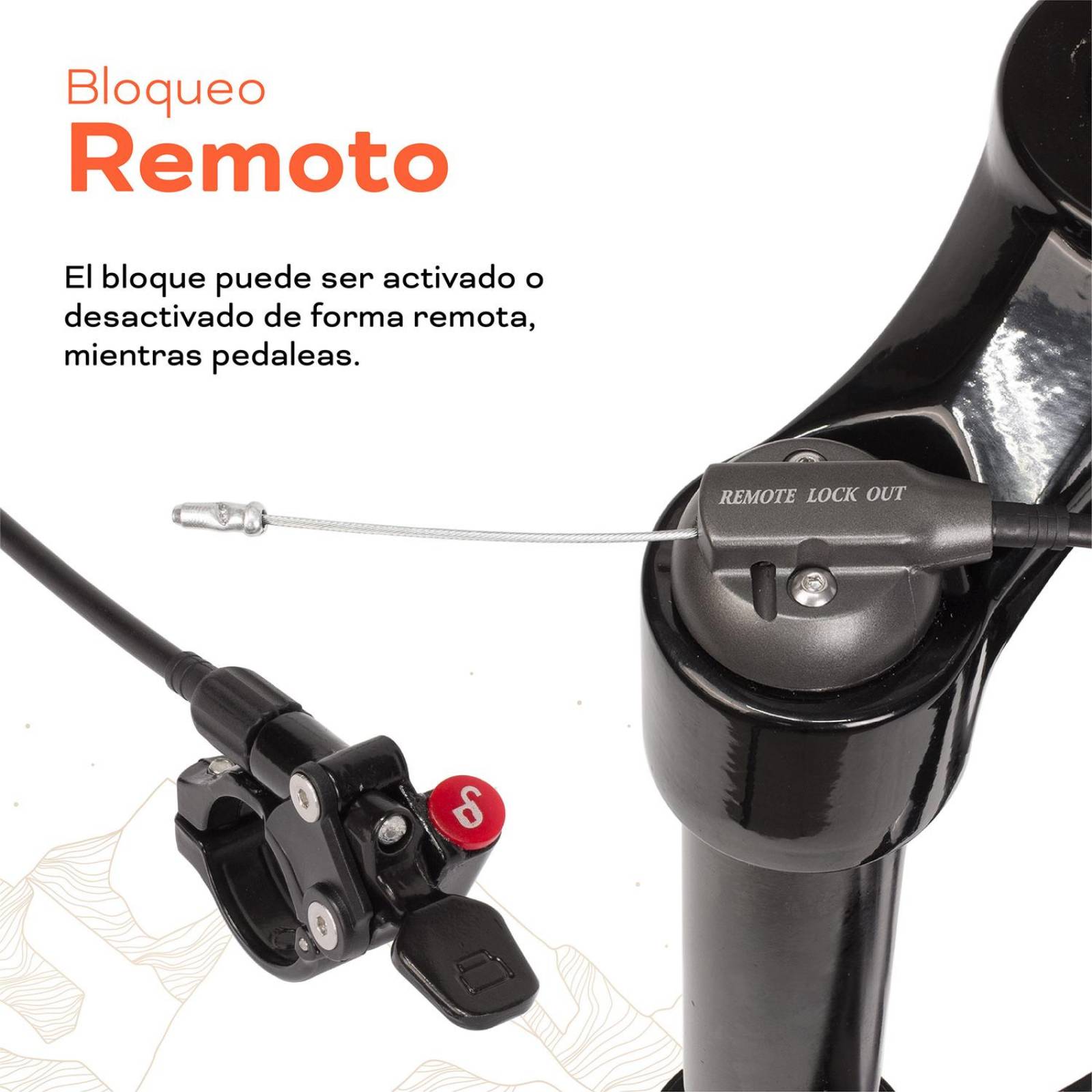 Tijera bicicleta R29 bloqueo lock out Suspension Mariluz 