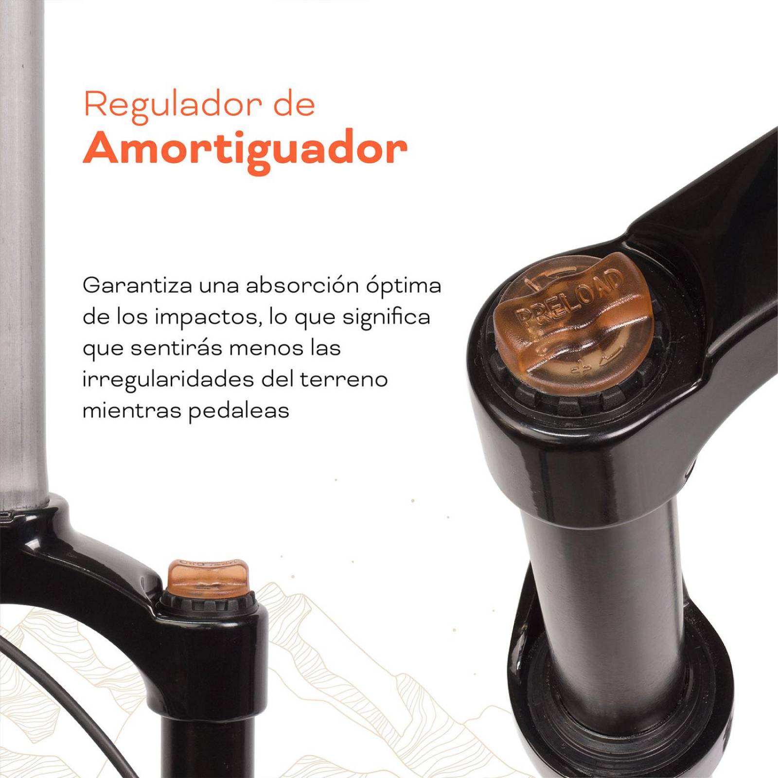 Tijera bicicleta R29 bloqueo lock out Suspension Mariluz 