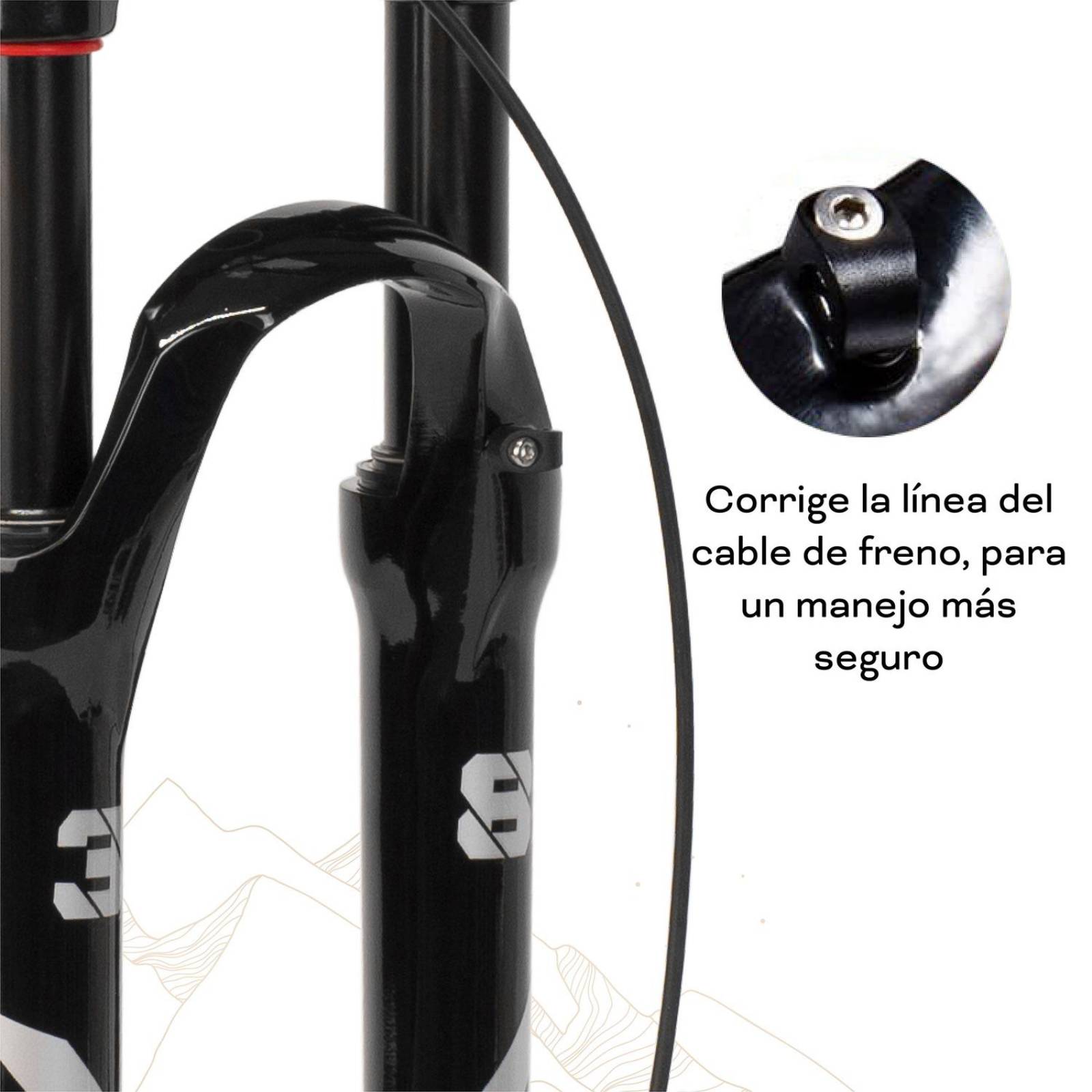 Tijera bicicleta R29 bloqueo lock out Suspension Mariluz 