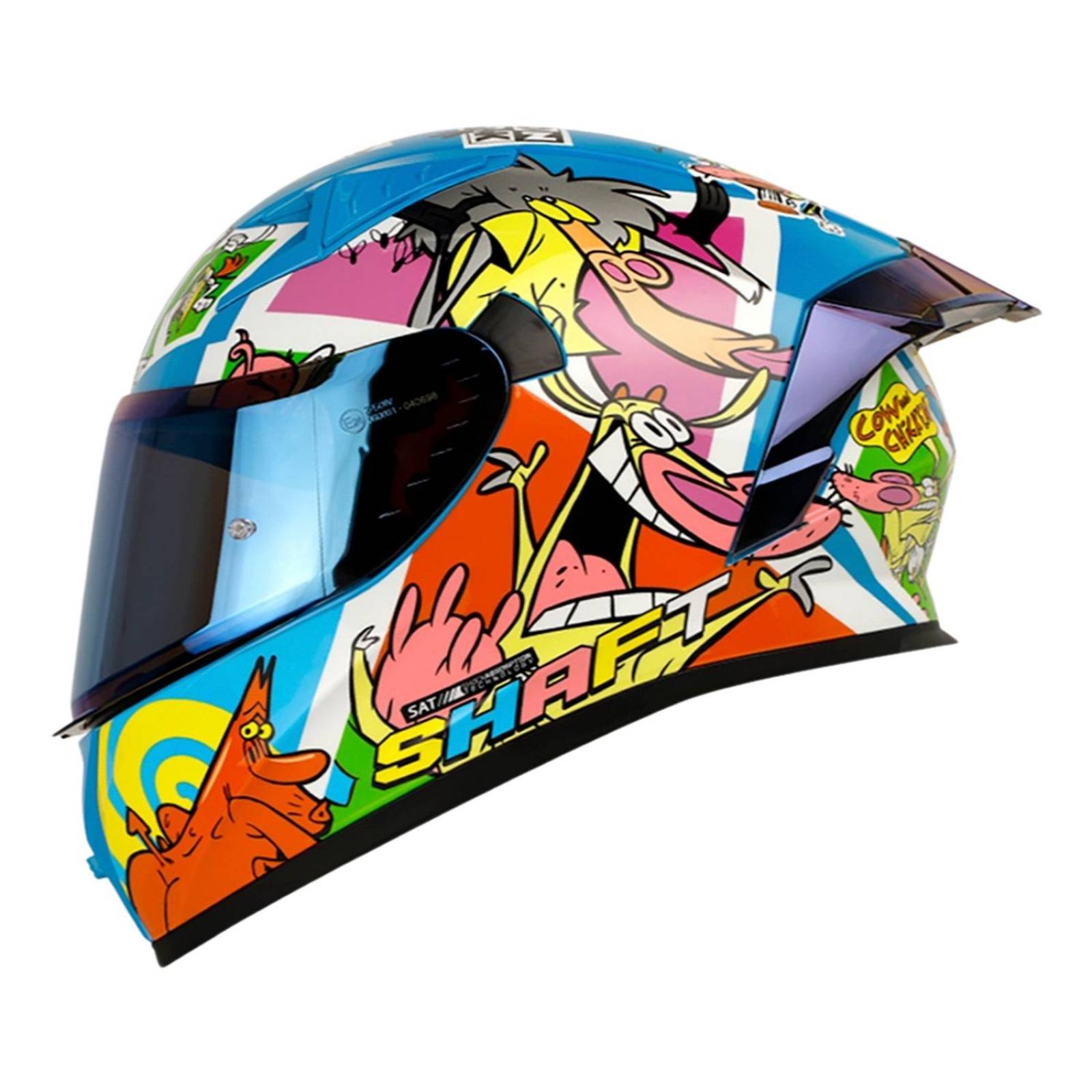 Casco para moto Certificado Cartoon talla S SH526 Shaft 