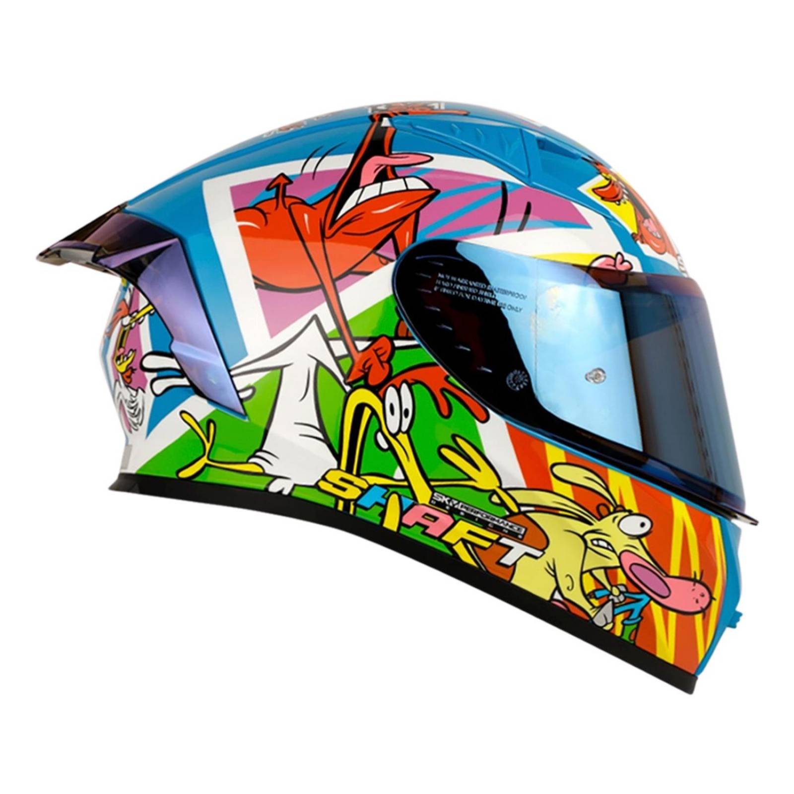 Casco para moto Certificado Cartoon talla S SH526 Shaft 