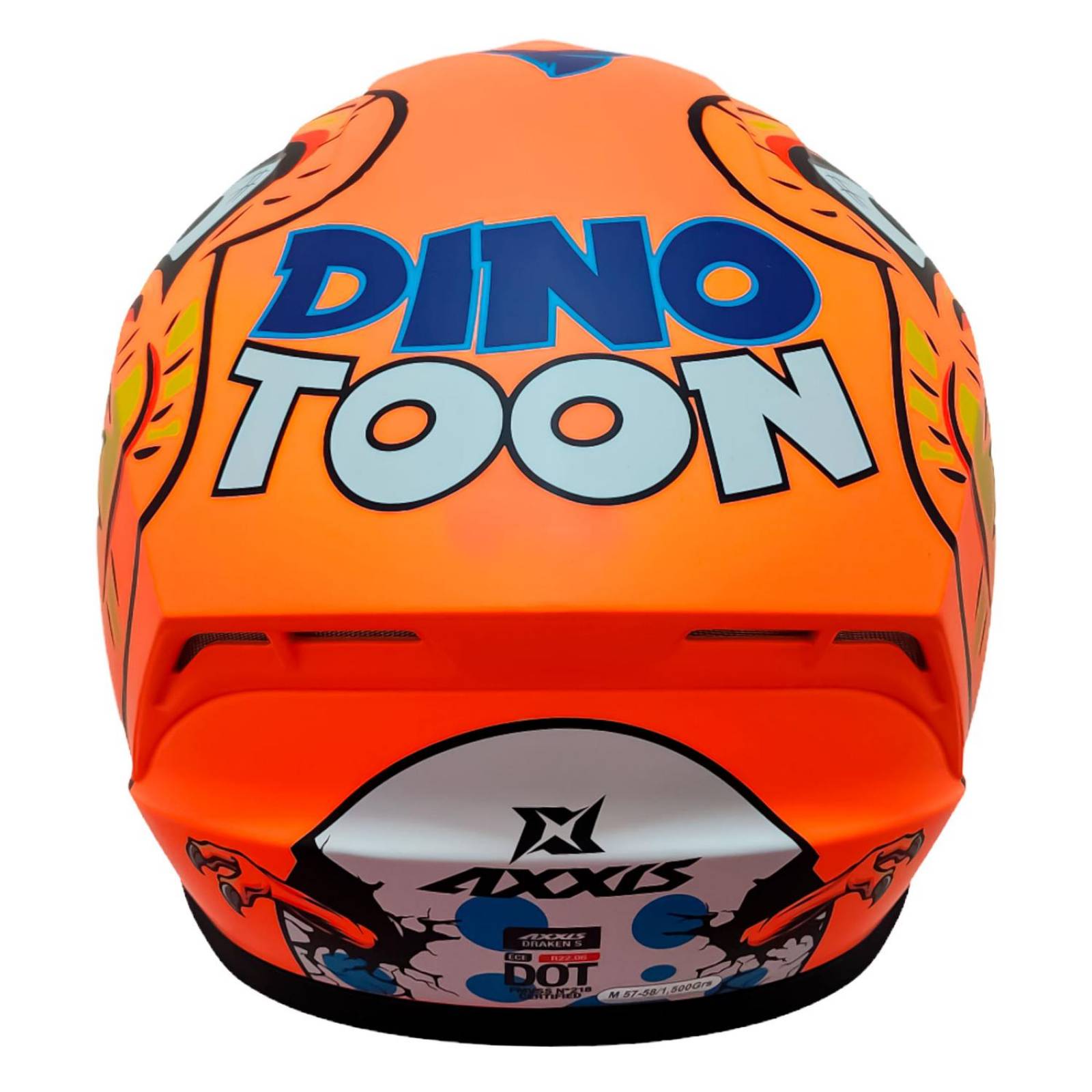 Casco para moto talla M Draken Orange C4 Axxis 