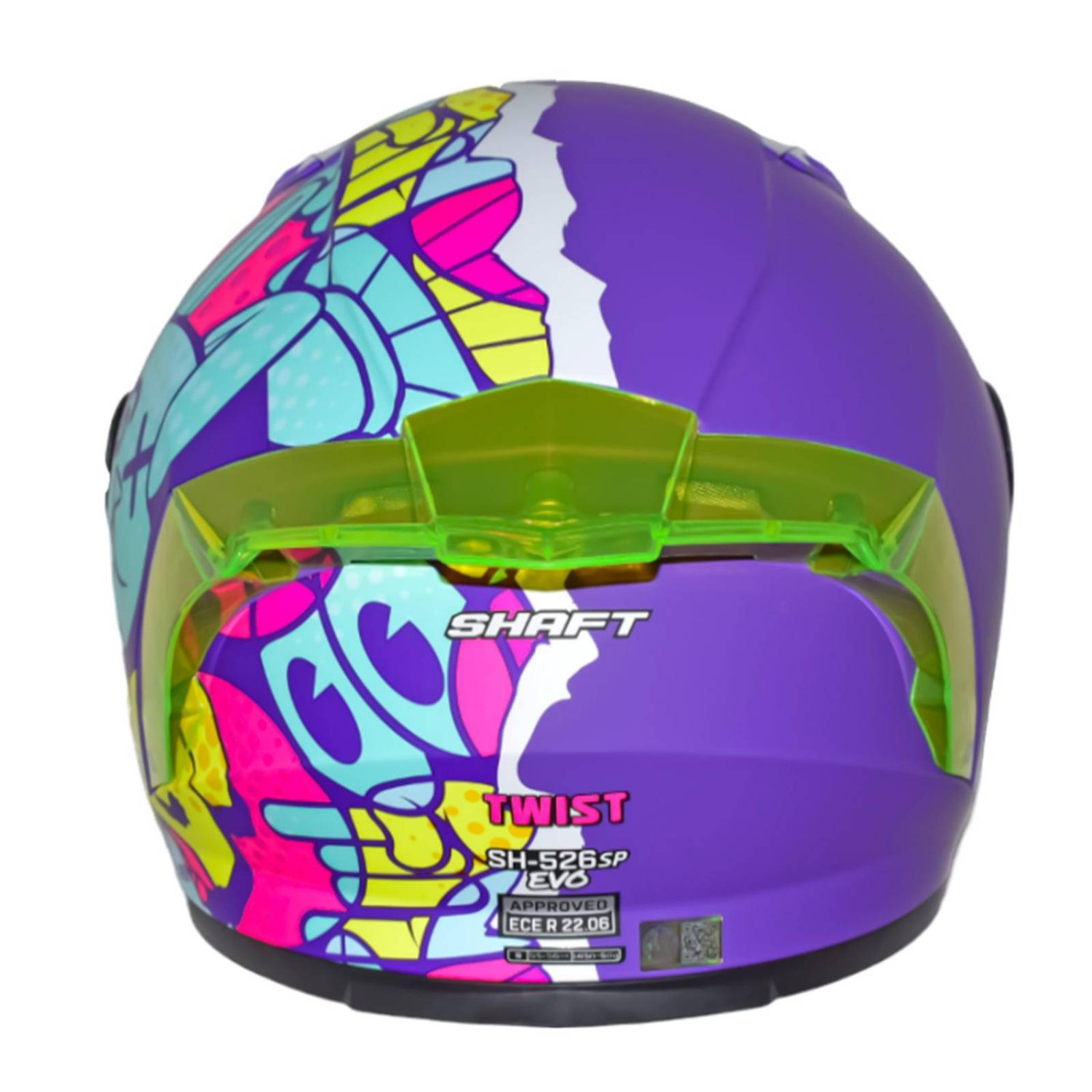 Casco para moto talla XL Twist Fuchsia matte 526SP Shaft 