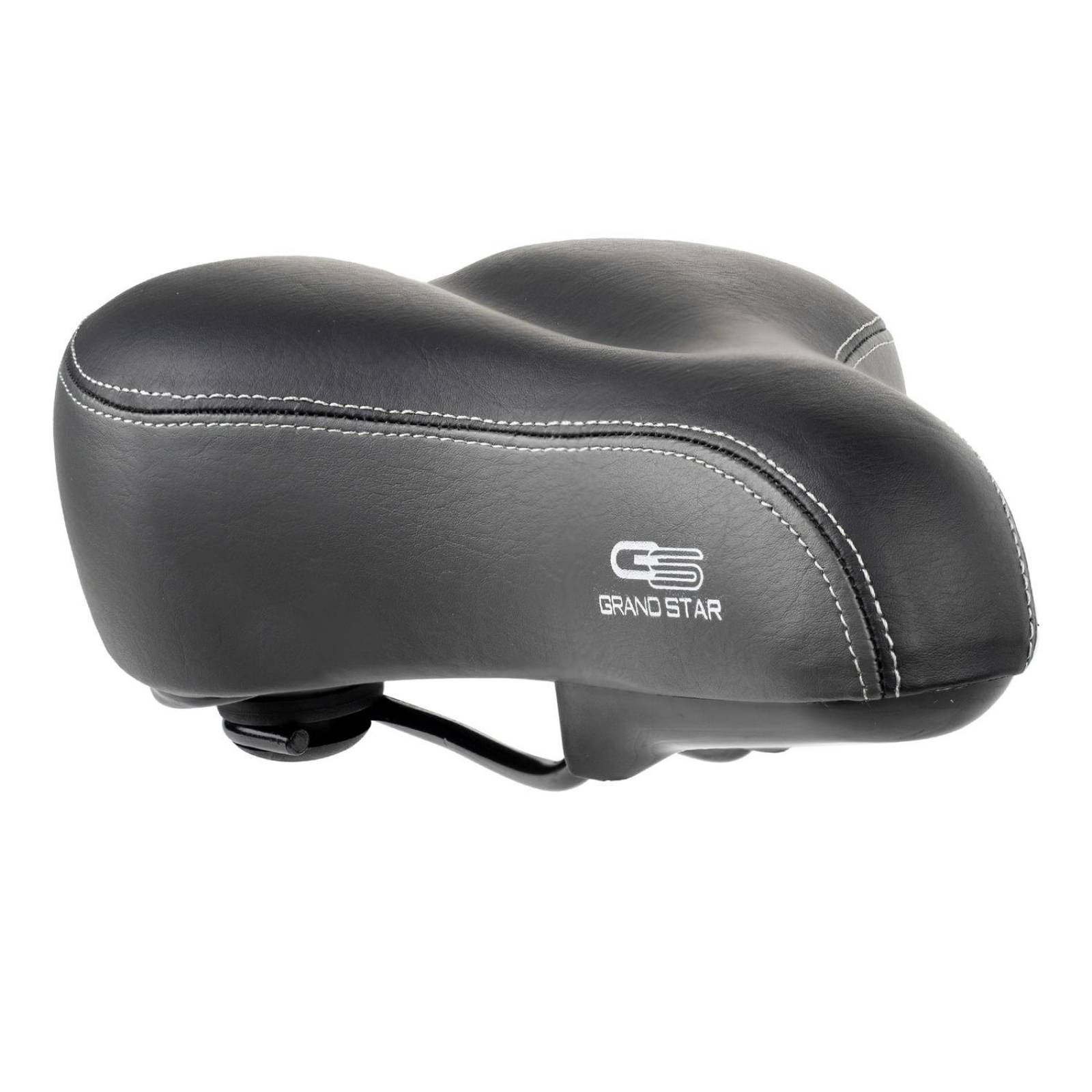 Asiento Sillin Para Bicicleta Urbana Resortes Negro/Gris 