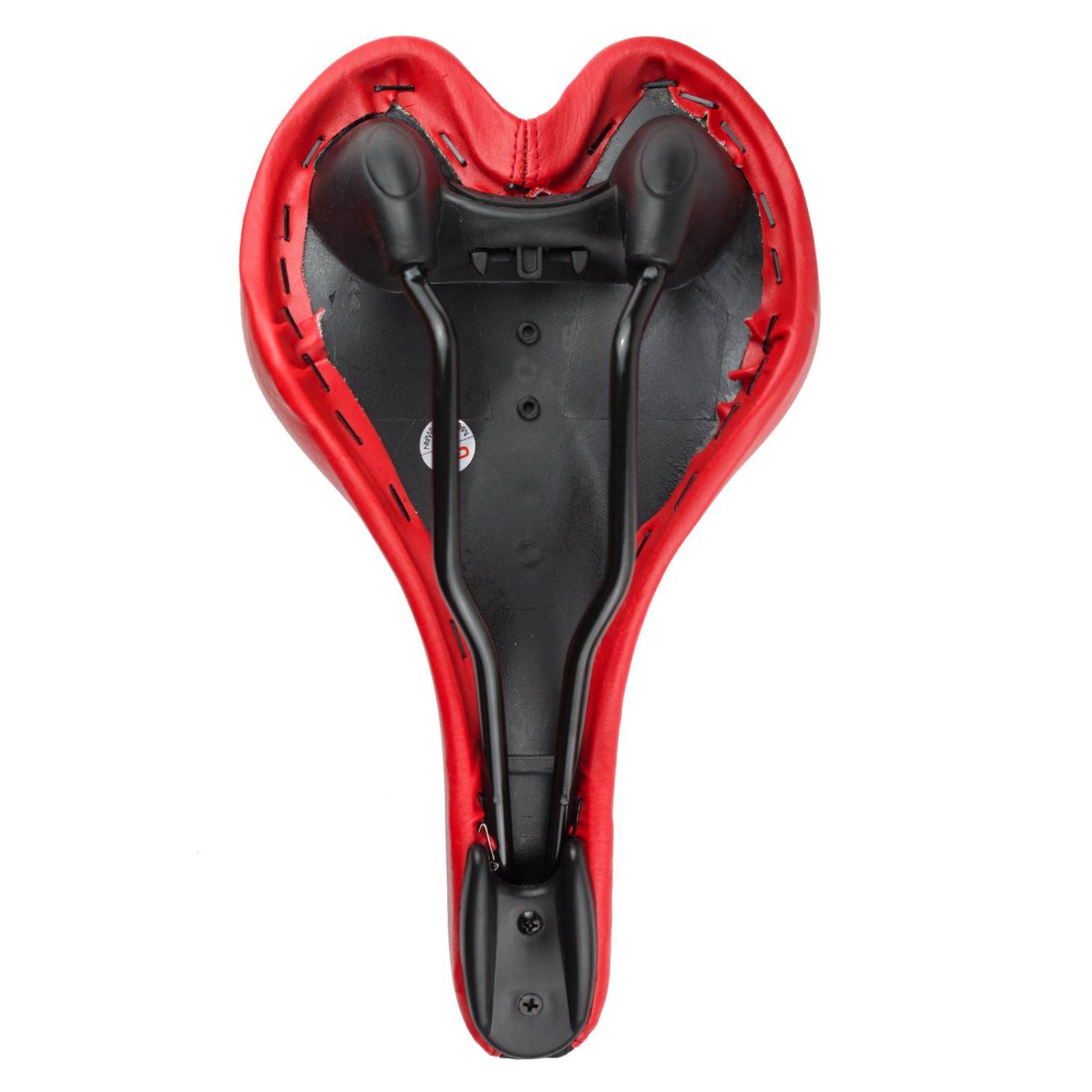 Asiento Sillin Para Bicicleta MTB De Gel Negro Rojo 