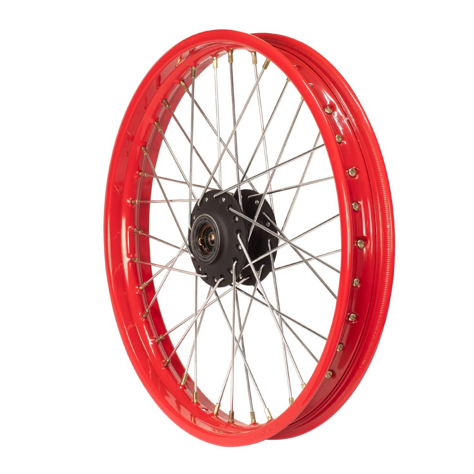 Rin Delantero Completo Rojo Para Moto Dm150 1.85x19 Kinlley 