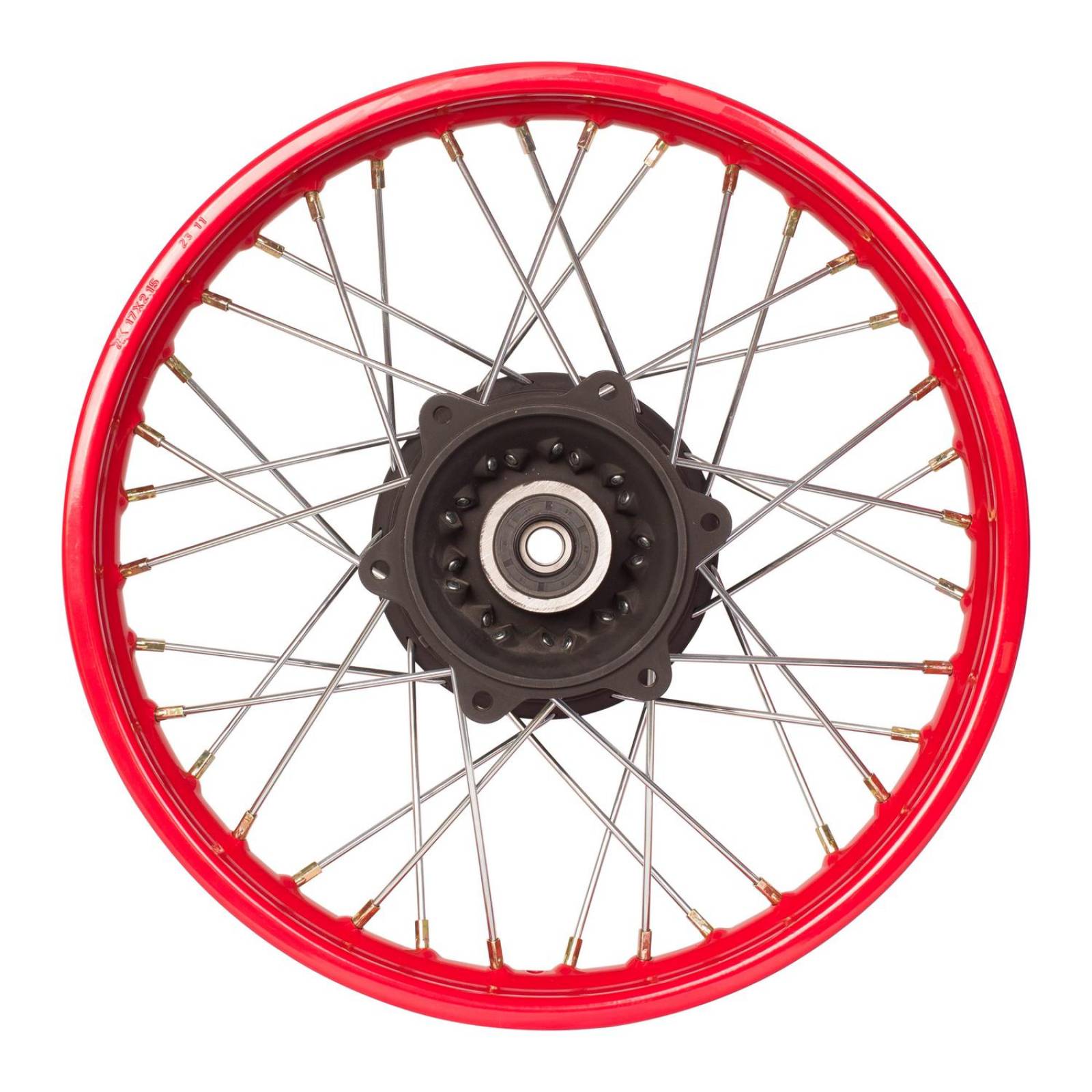 Rin Trasero Completo Rojo Para Moto Dm150 2.15x17 Kinlley 