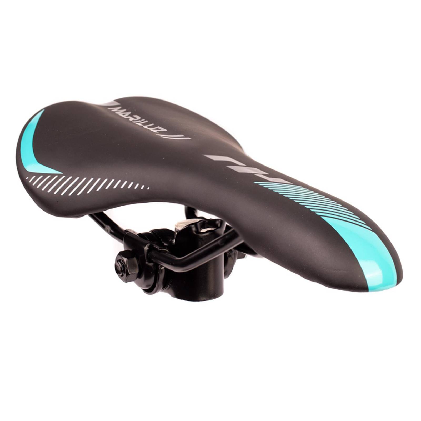 Asiento para bicicleta MTB negro verde WL-3129 Mariluz 