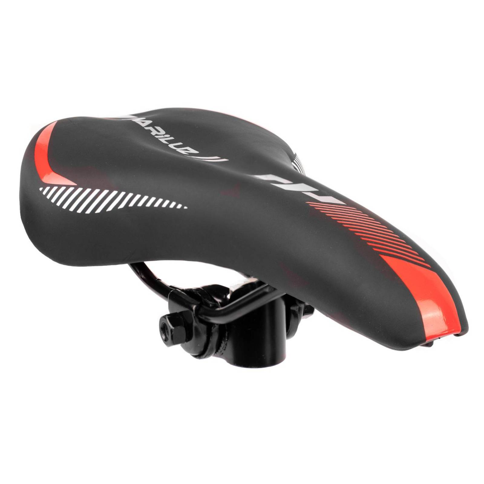 Asiento para bicicleta MTB negro rojo WL-1138-1 Mariluz 
