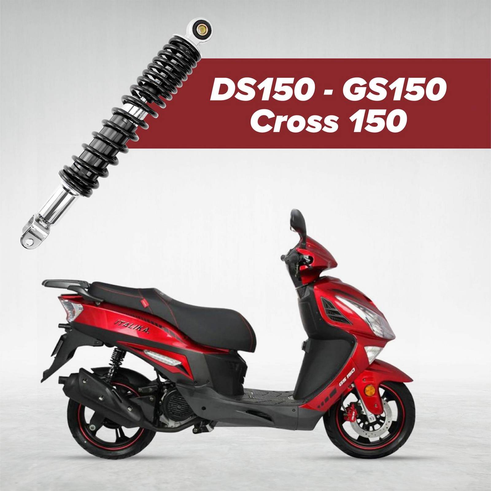 Amortiguador trasero para moto DS150 GS150 Cross 150 Kinlley 
