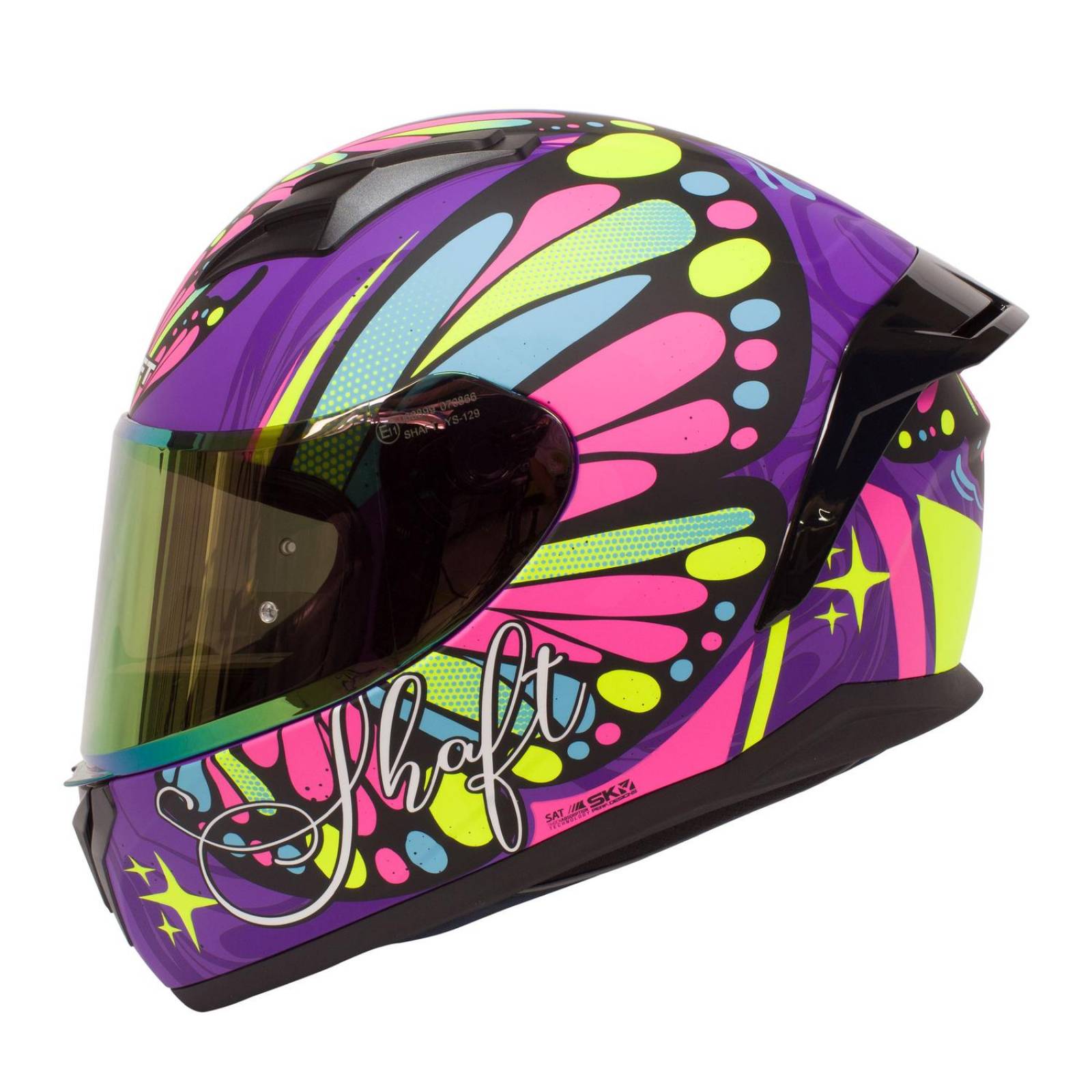 Casco Para Moto Talla L Certificado SH582-SP Matte Shaft 