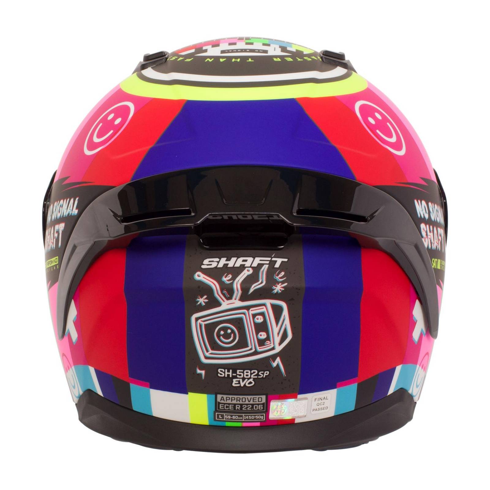 Casco Para Moto Talla L Certificado No Signal Negro Matte 