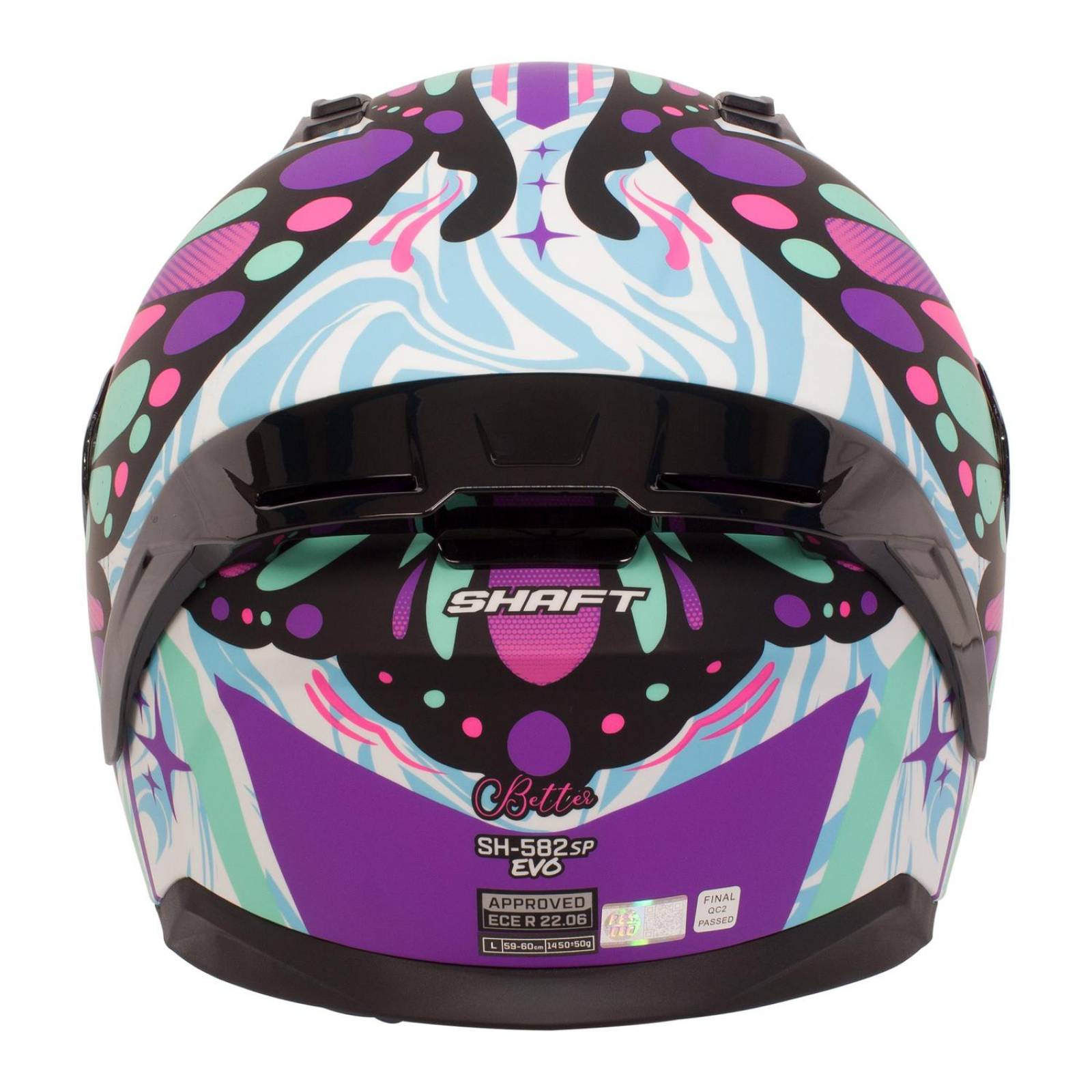 Casco Para Moto Talla M Certificado Better Blanco Matte 