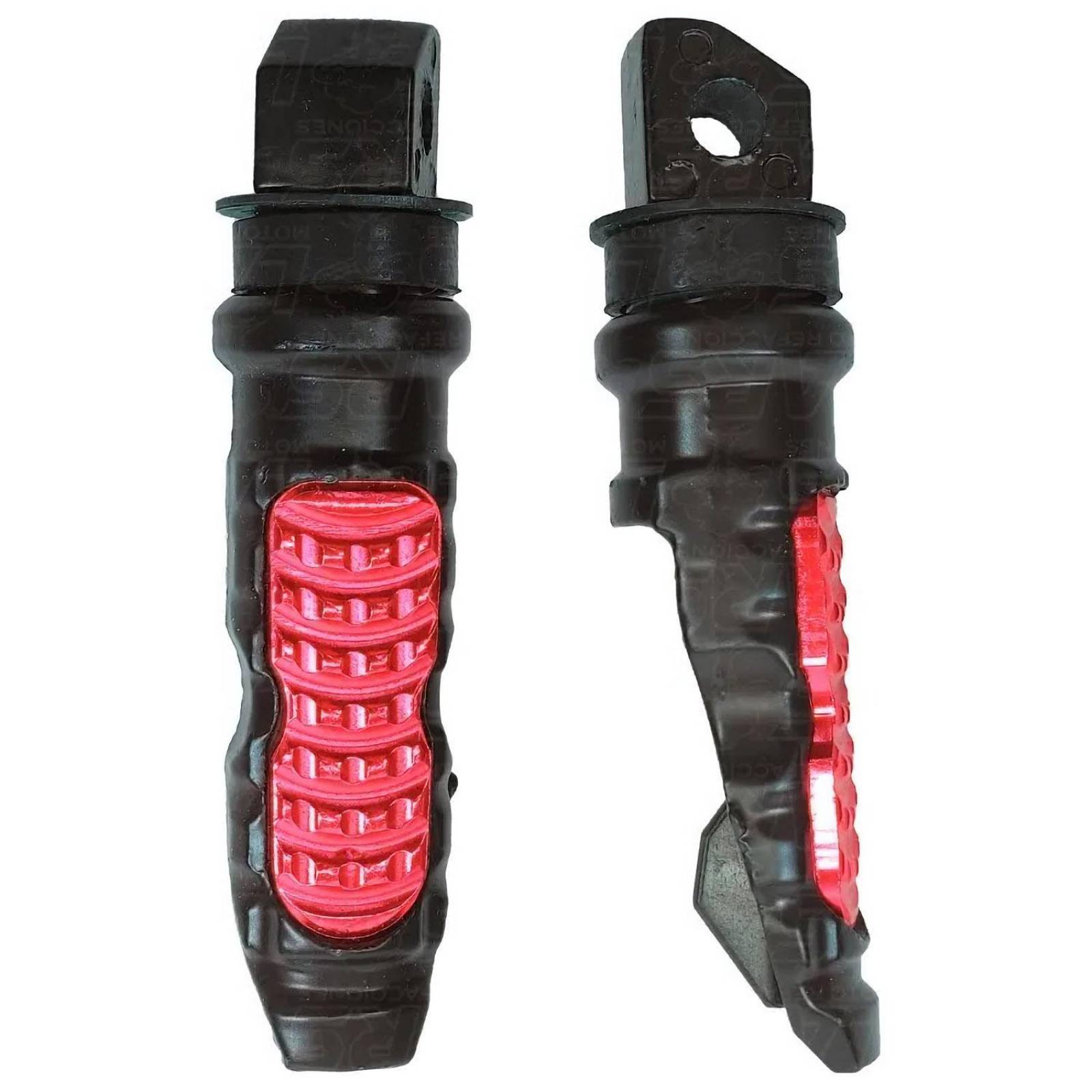 Posapie universal de aluminio rojo 