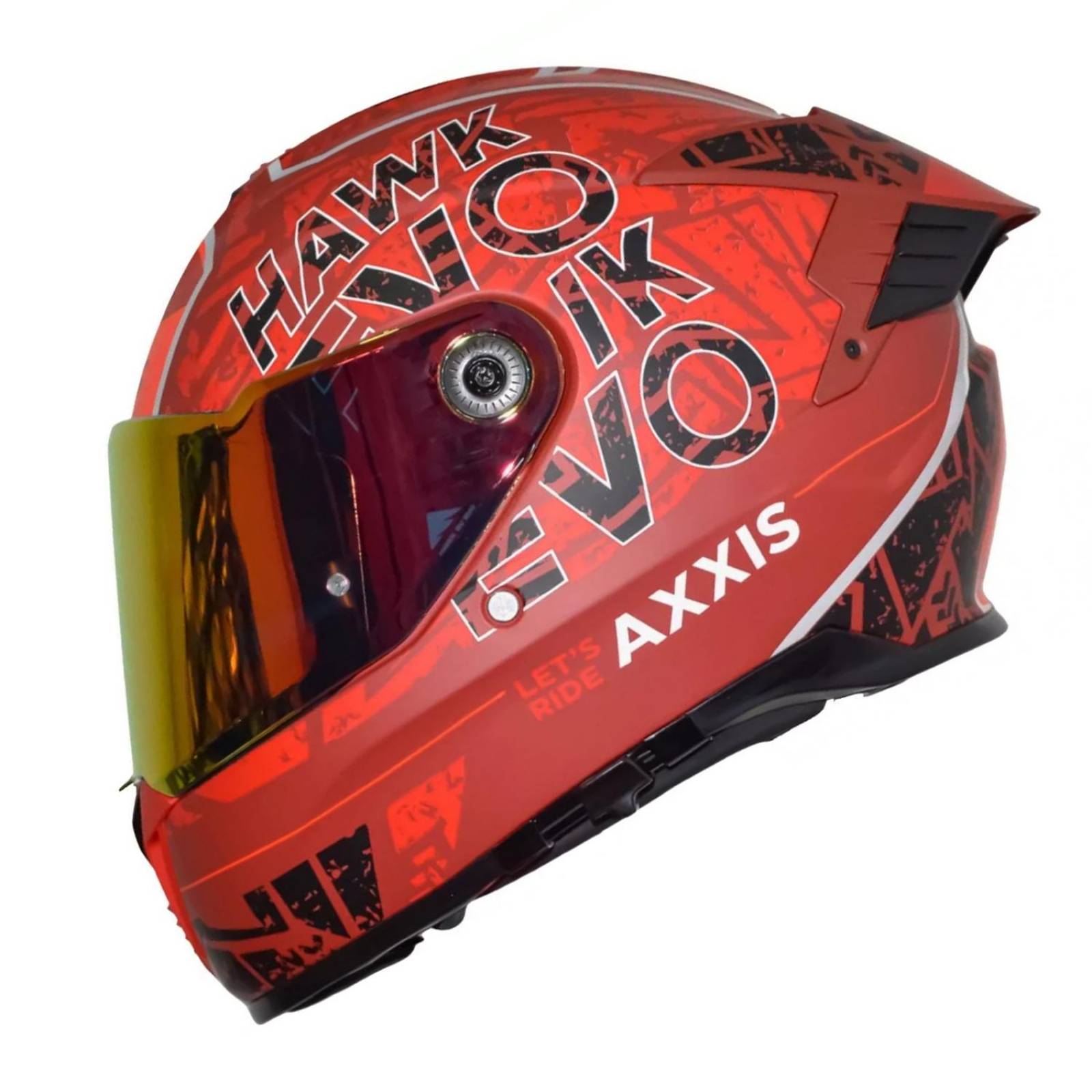 Helmet Casco De Moto Hawk Casco Para Moto Certificado Talla XL