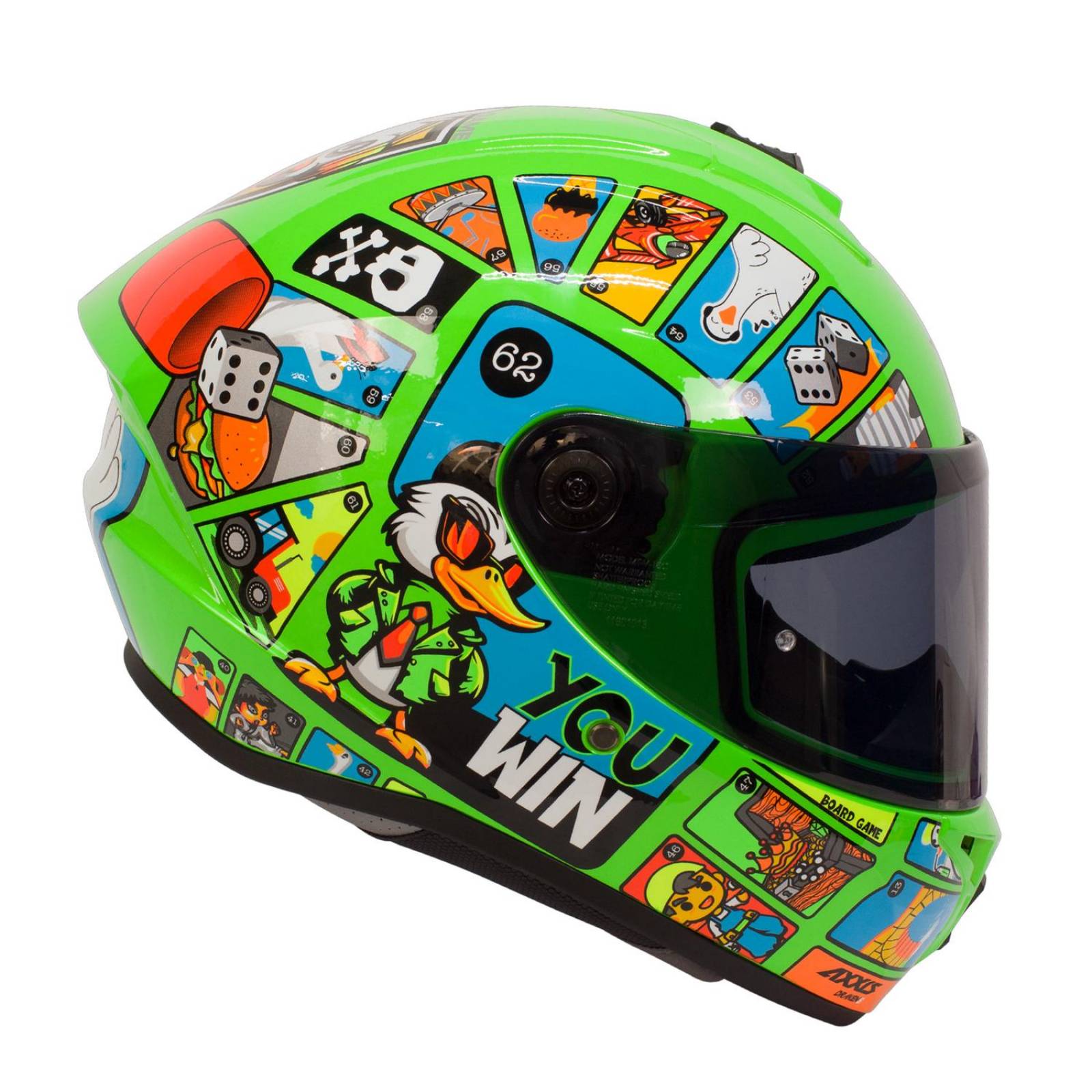 Casco Para Moto Talla XL Draken Goose Gloss Axxis 