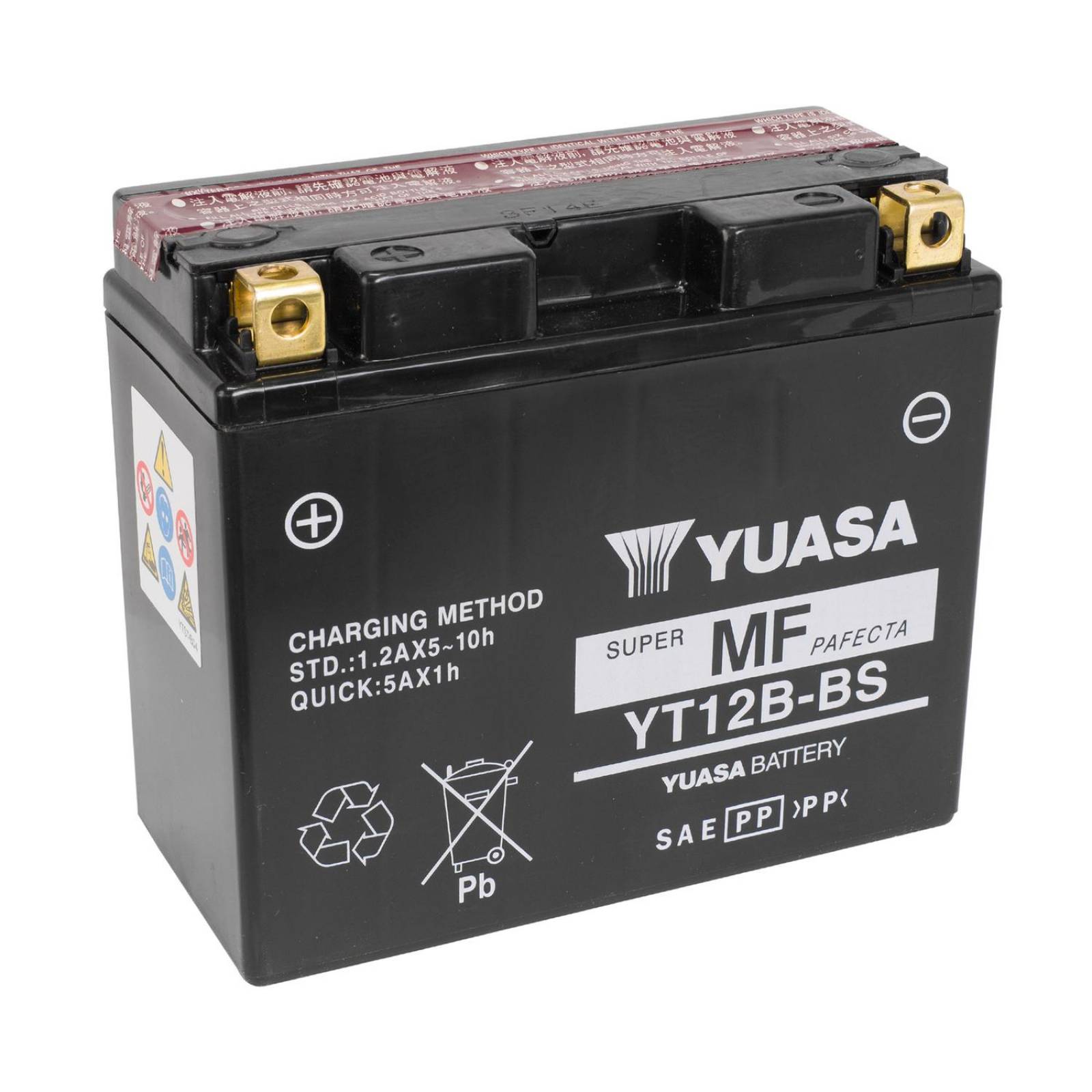 Bateria YT12B-BS Para Moto Motocicleta Yuasa 