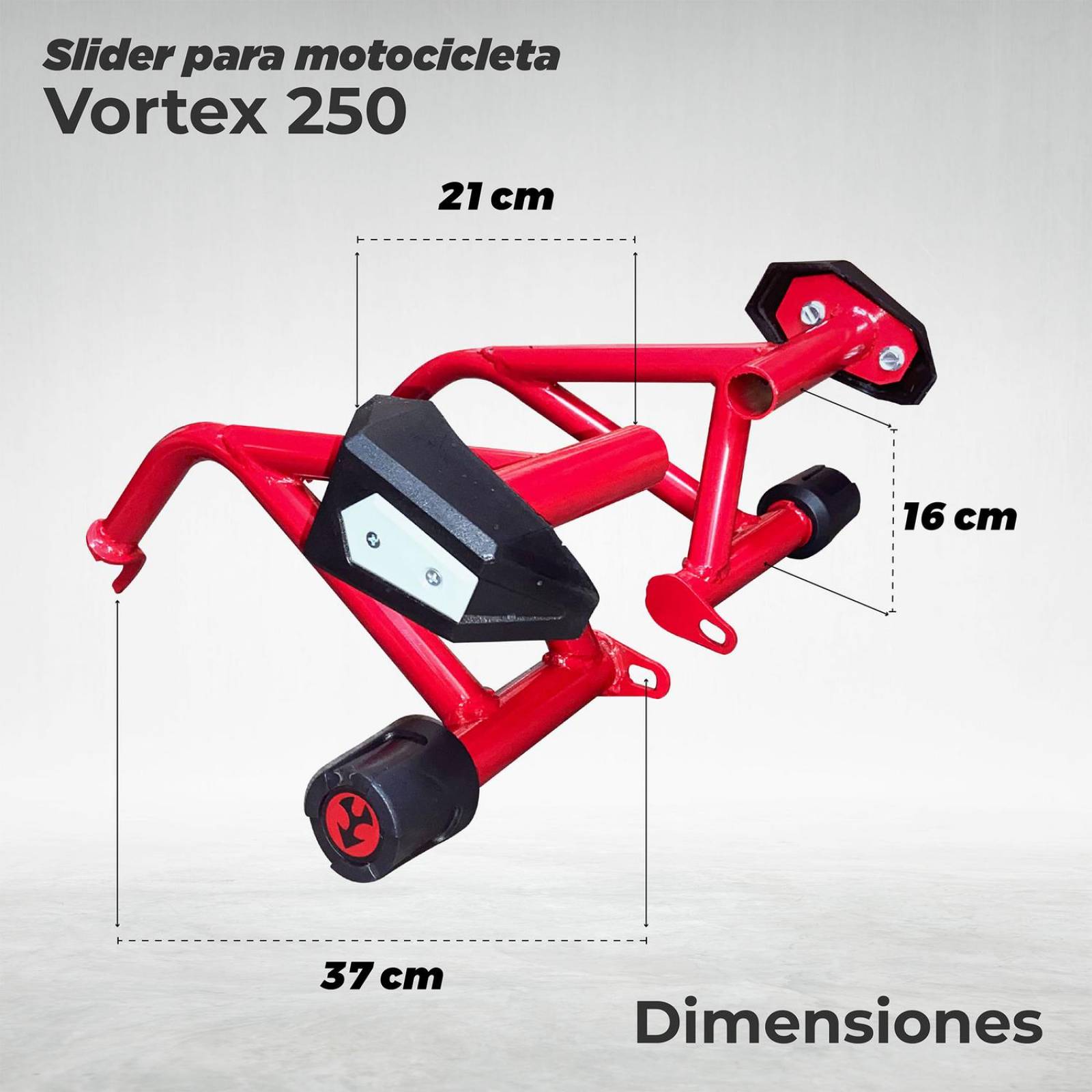 Slider protector para moto vortex 250 Italika Mach 
