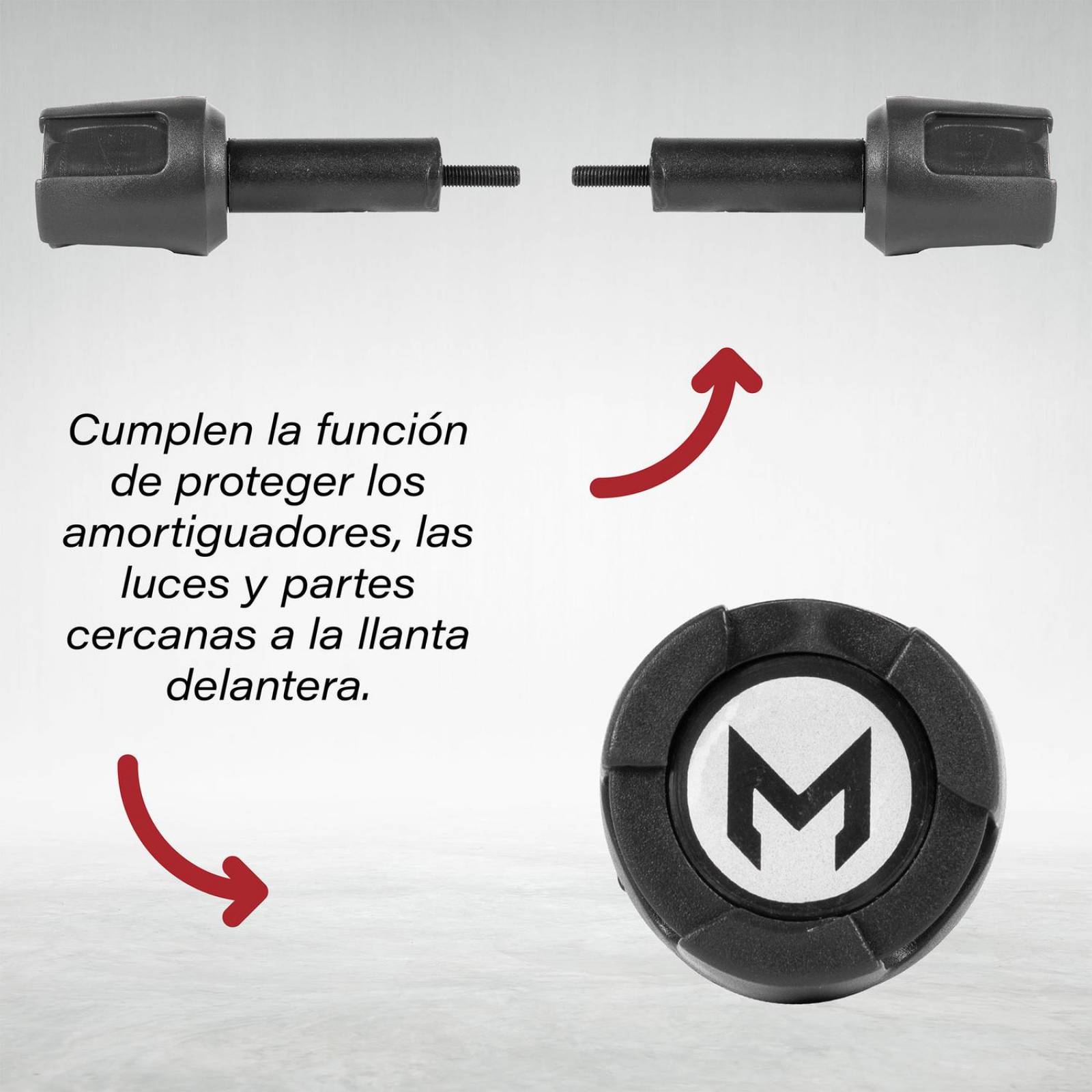 Slider Trasero Para Motoneta Ws150 Ws175 Sport Cross Mach 