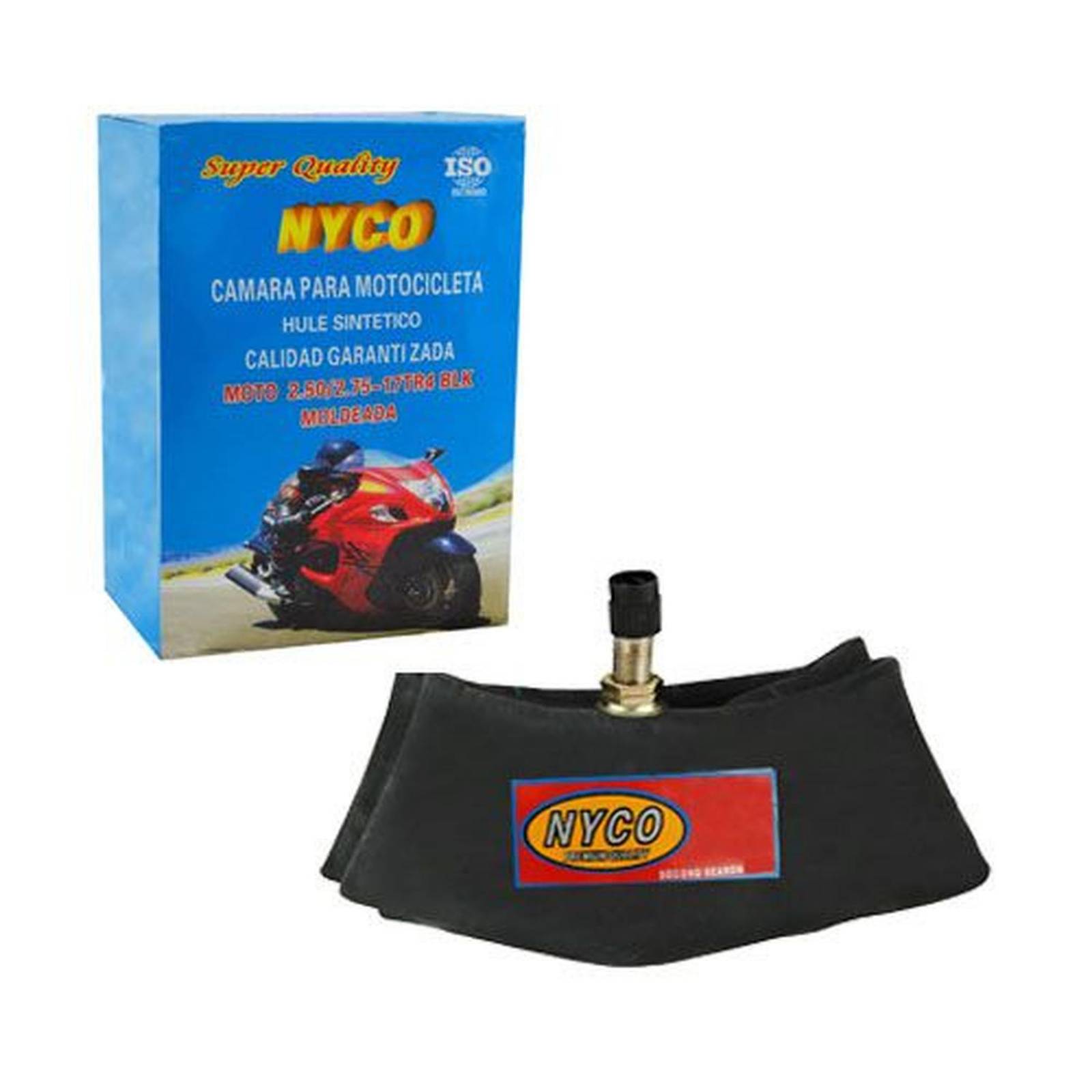 Camara de Aire para Llanta 2.50/2.75x17 TR4 Moto Nyco 