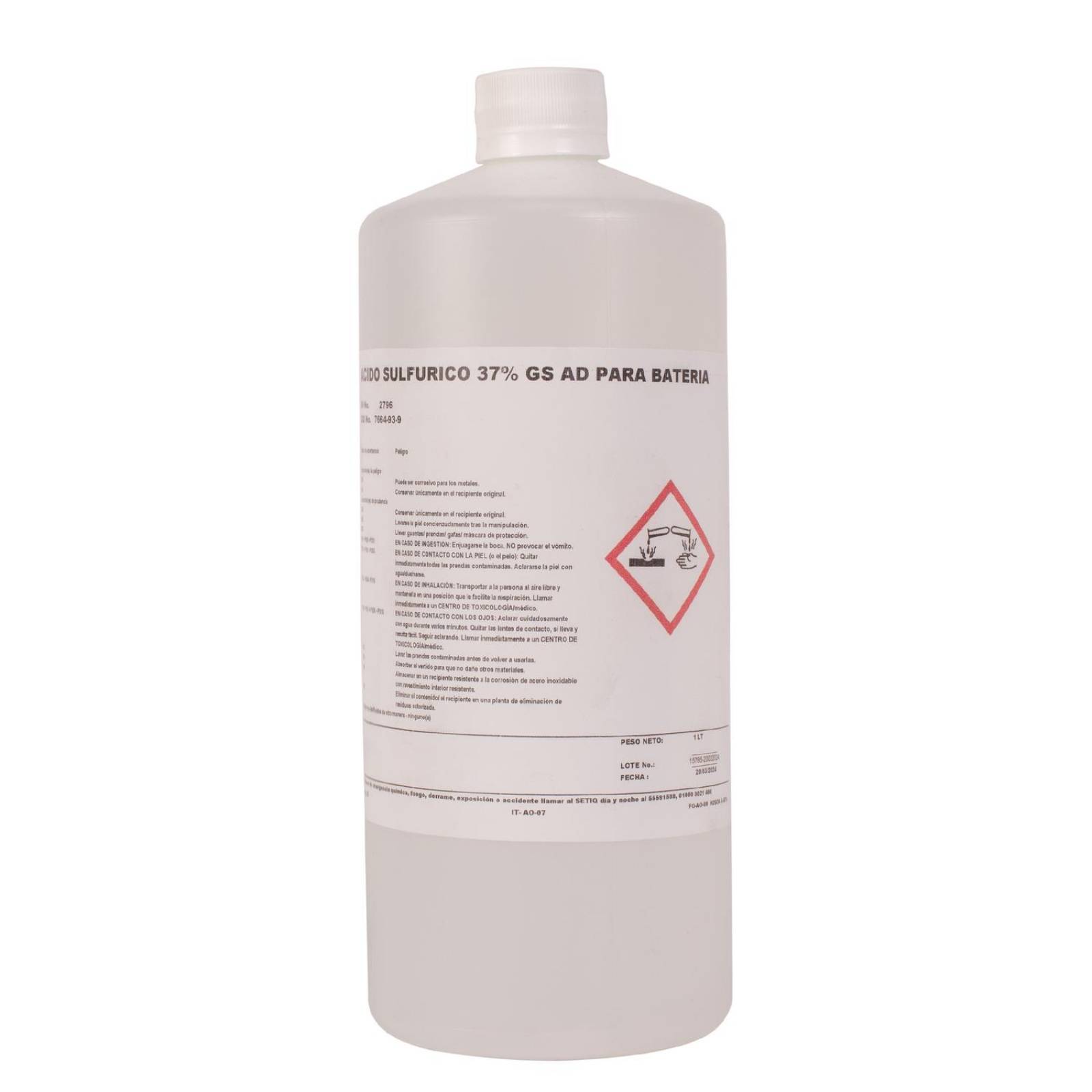 Liquido activador acido para bateria de moto 0.37 Generico 